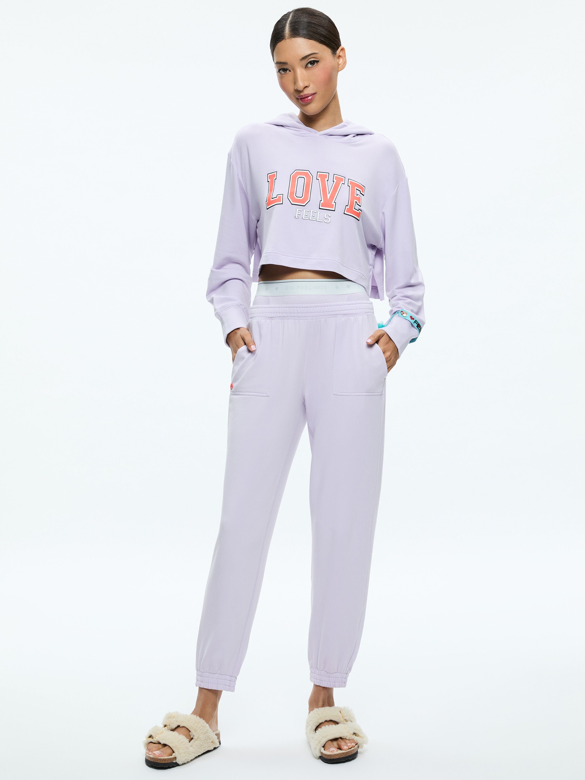 A+O X BIG FEELINGS TAI CROPPED HOODIE