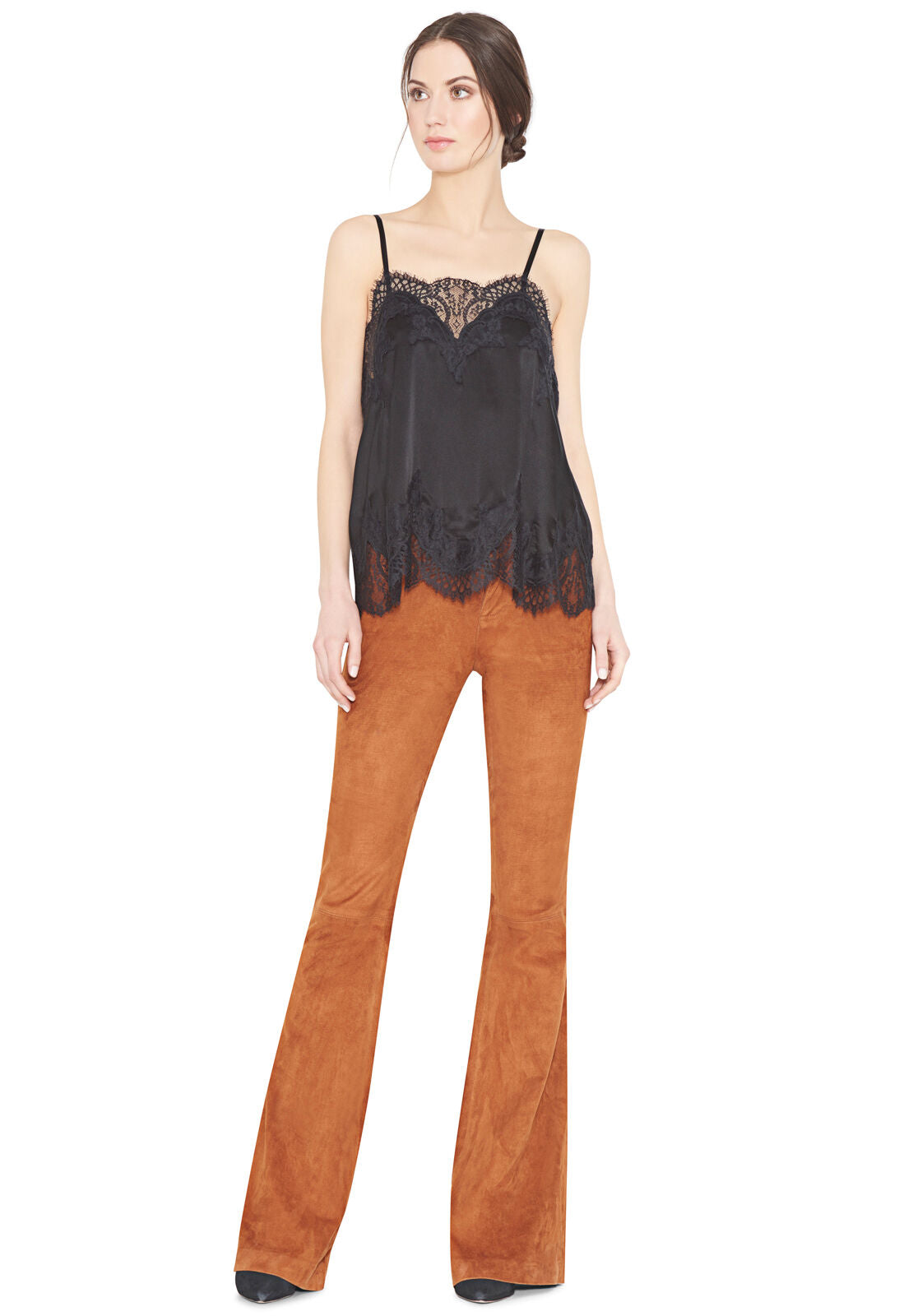 SUEDE BELL PANT