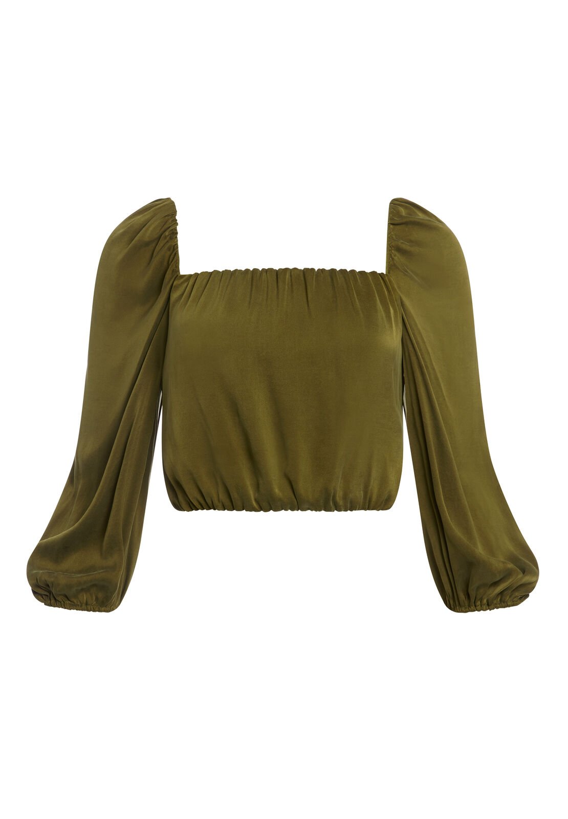 ALTA SQUARE NECK PEASANT TOP