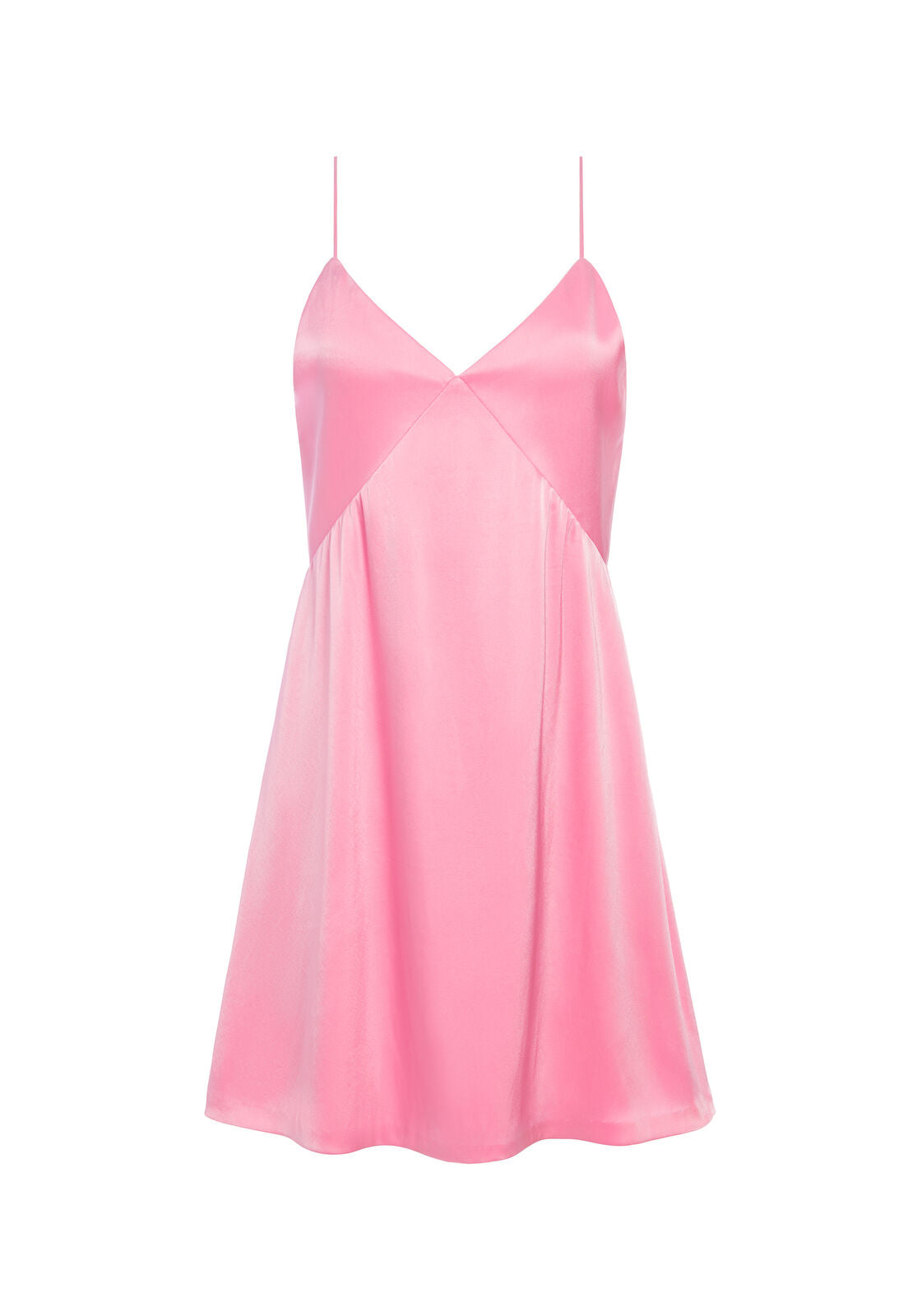 MELINDA SEAMED SLIP MINI DRESS