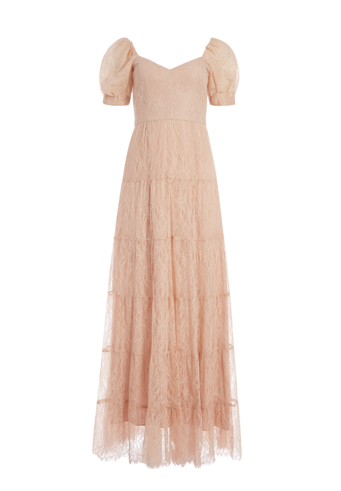 REMONA SWEETHEART LACE MAXI DRESS
