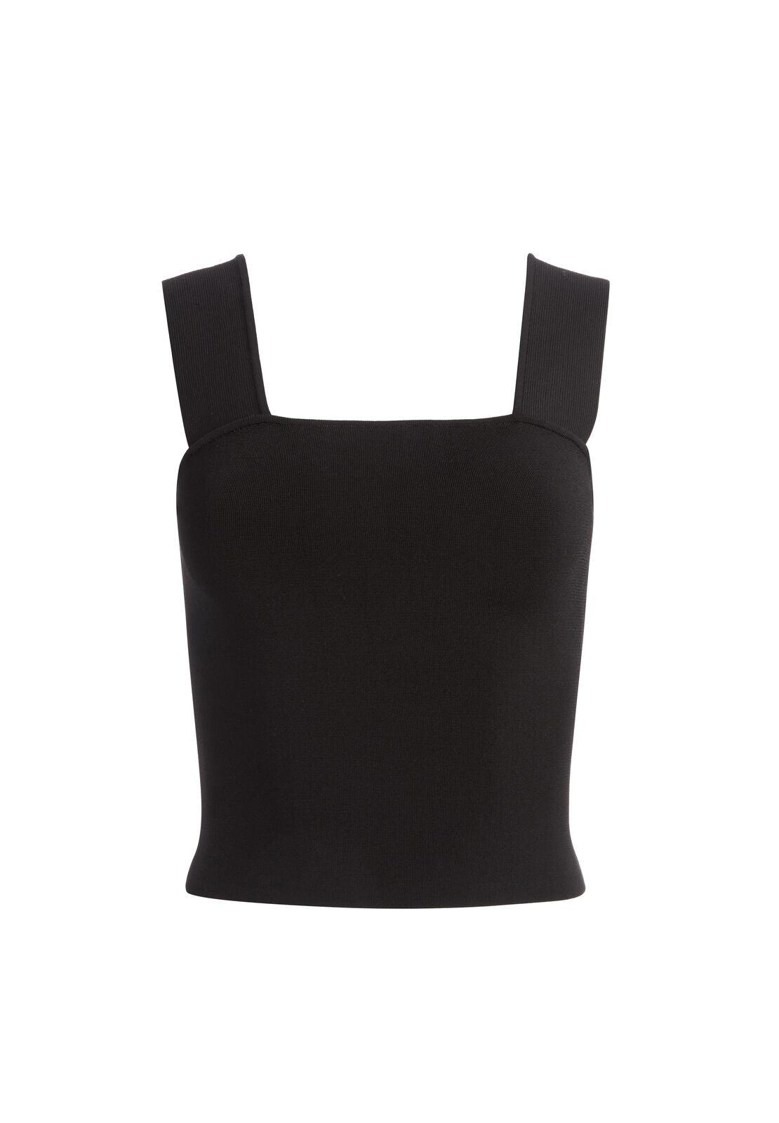 RASHIDA SQUARE NECK CROPPED TANK