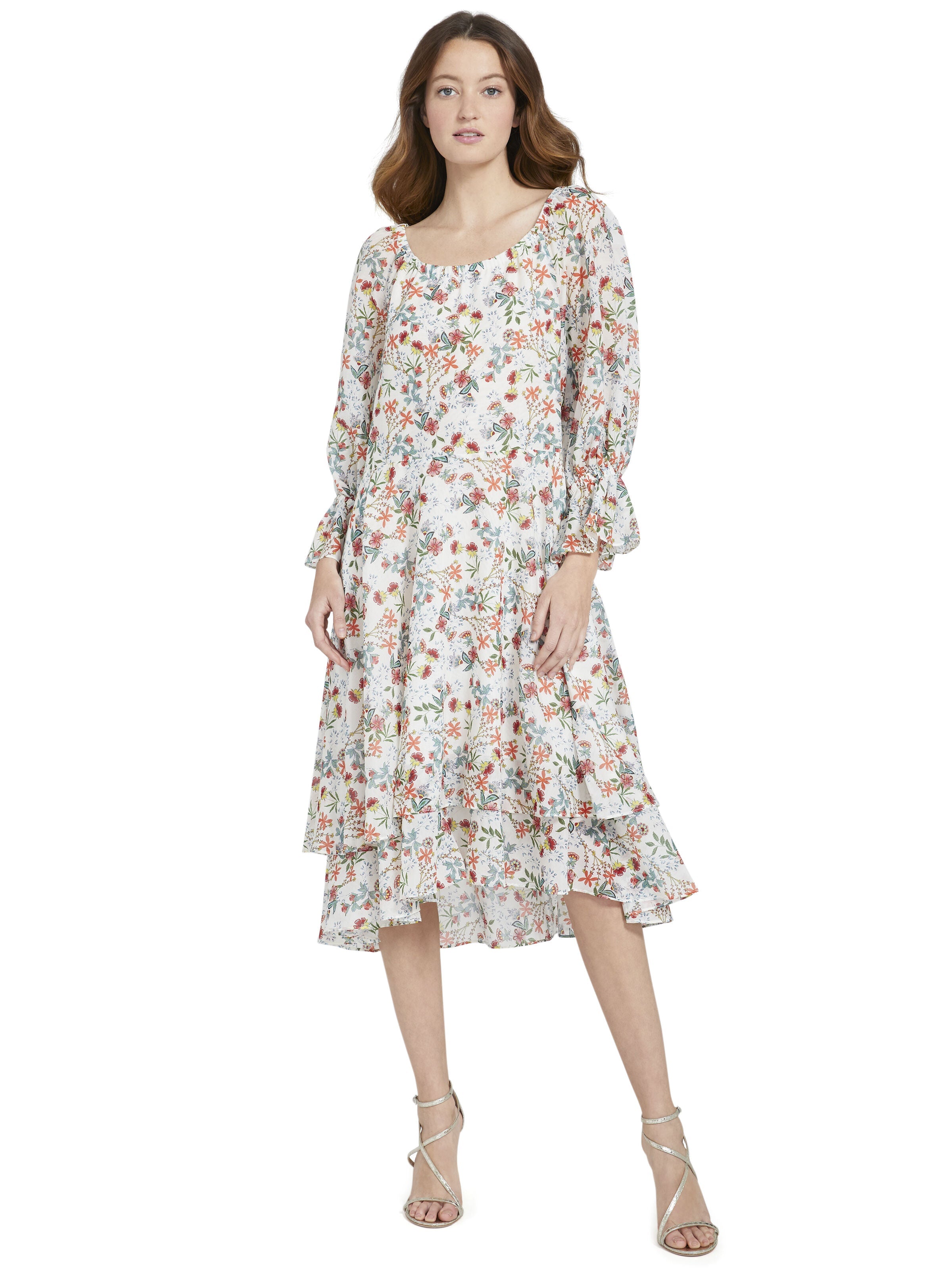 MIORA HIGH LOW MIDI DRESS