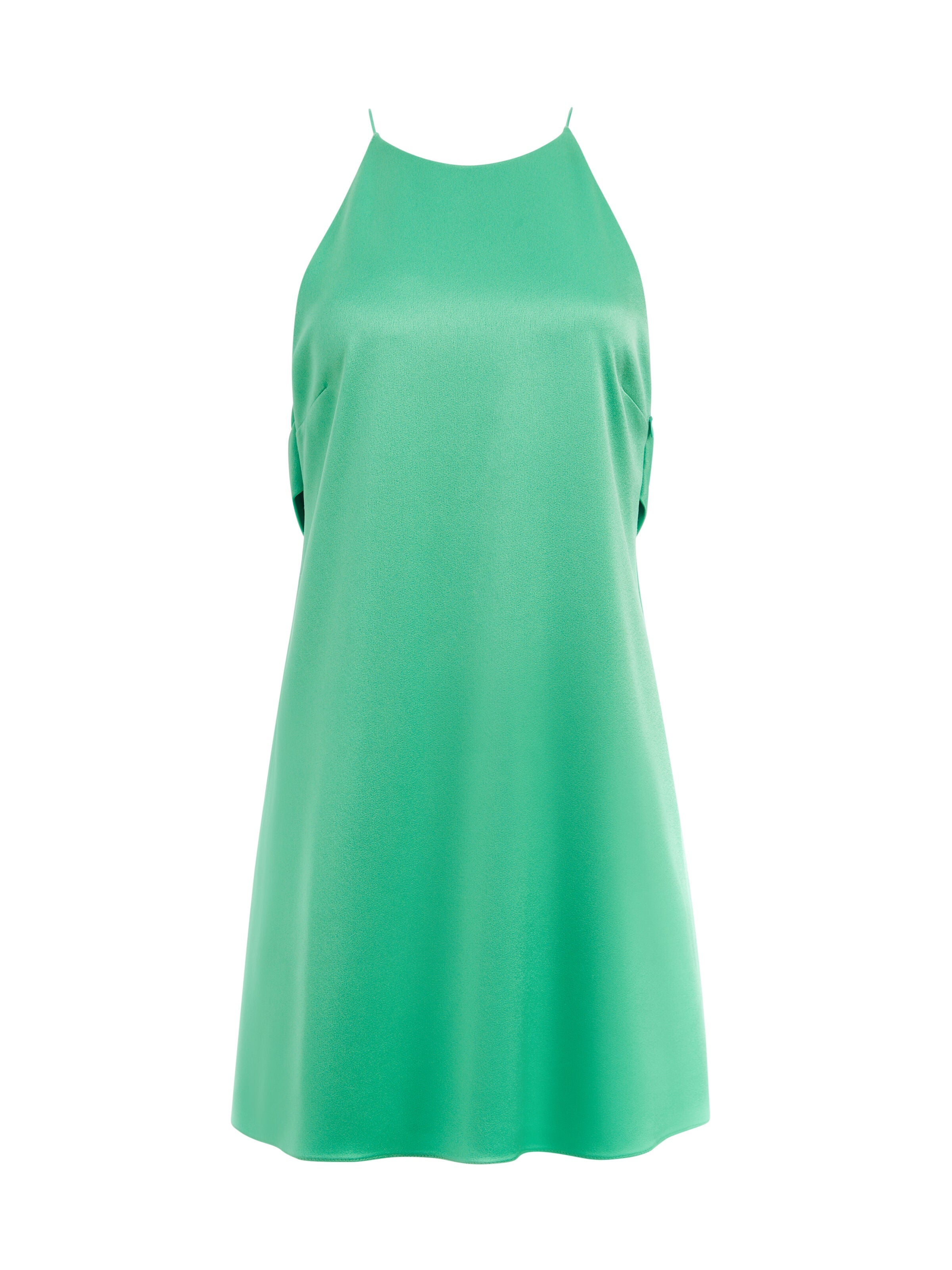 AZITARA HALTER MINI DRESS