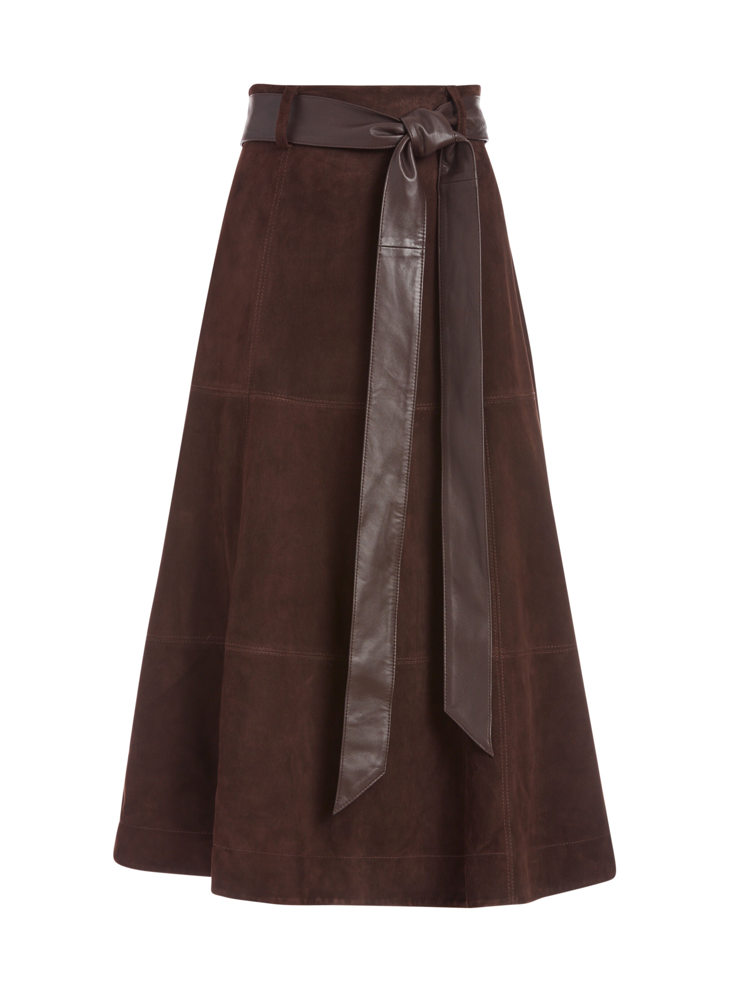 MARTINE SUEDE MIDI SKIRT
