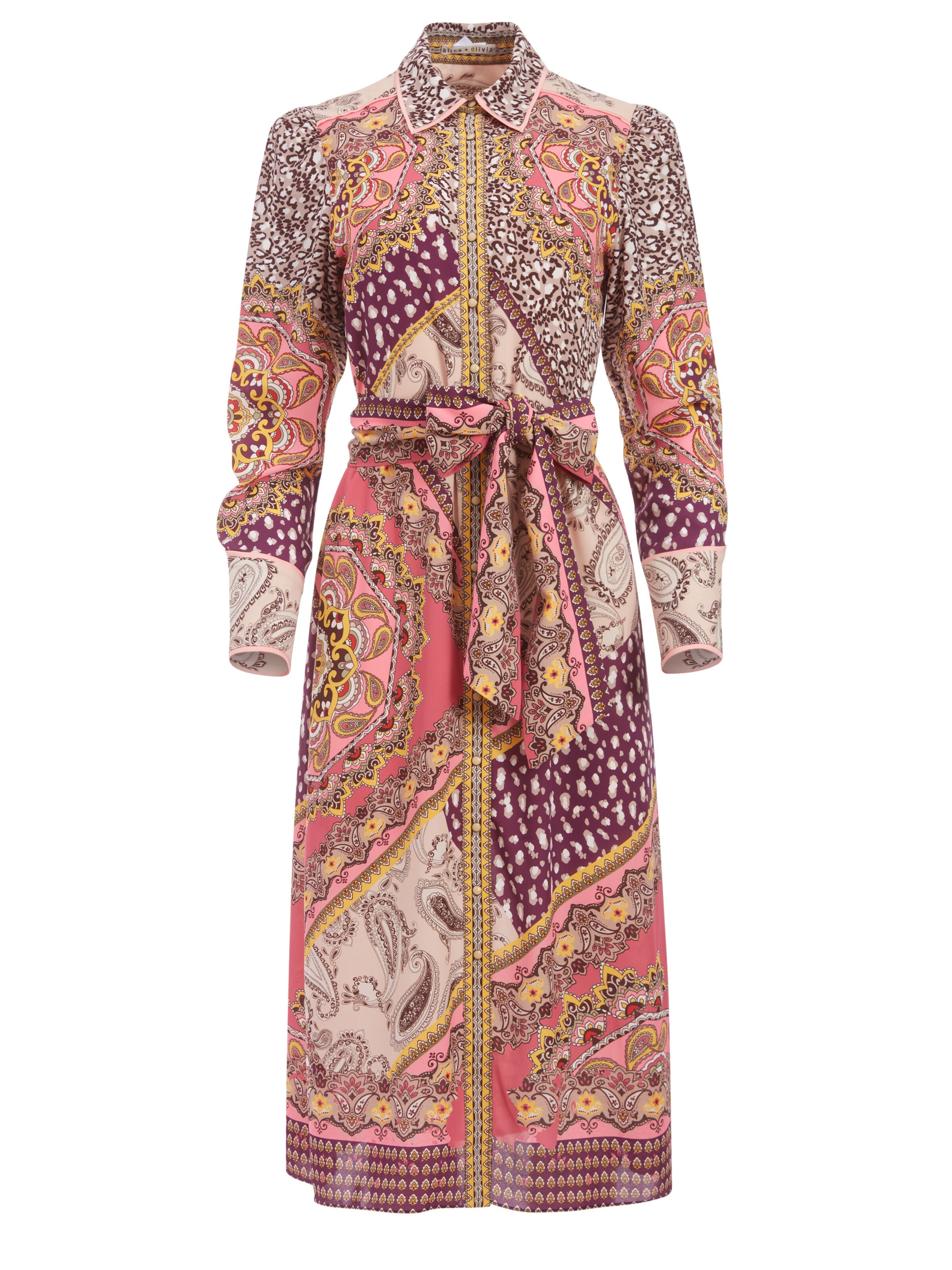 LUANNE PAISLEY MIDI DRESS