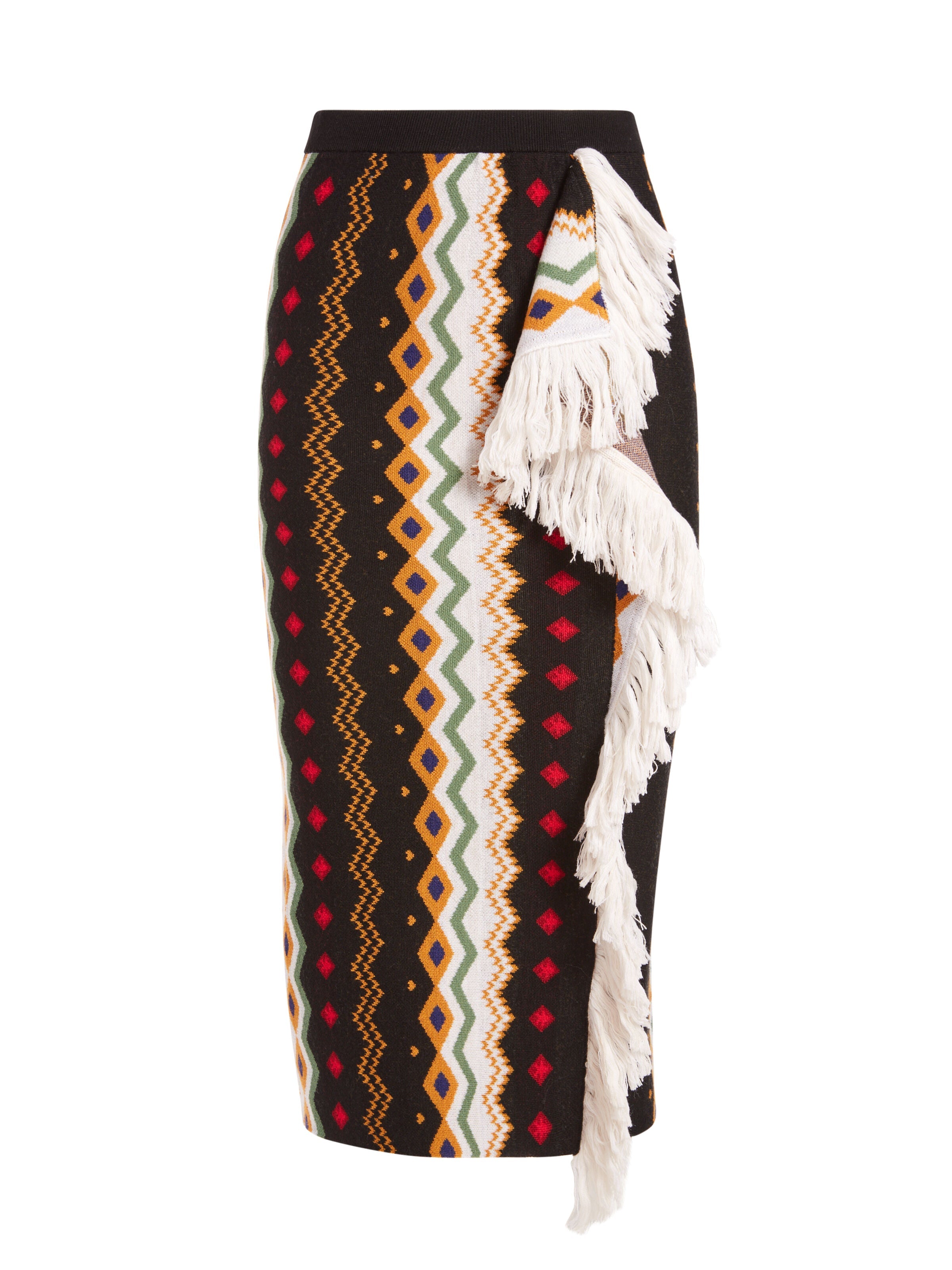FELICITY FAIRISLE FRINGE SKIRT