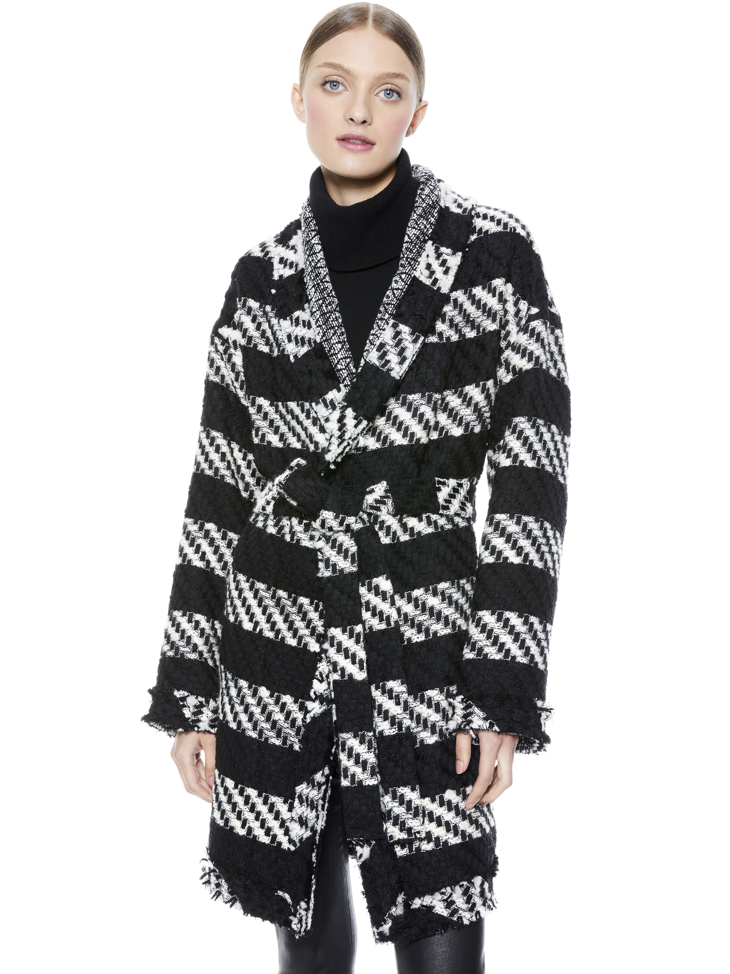 JORGIE REVERSIBLE SWEATER COAT