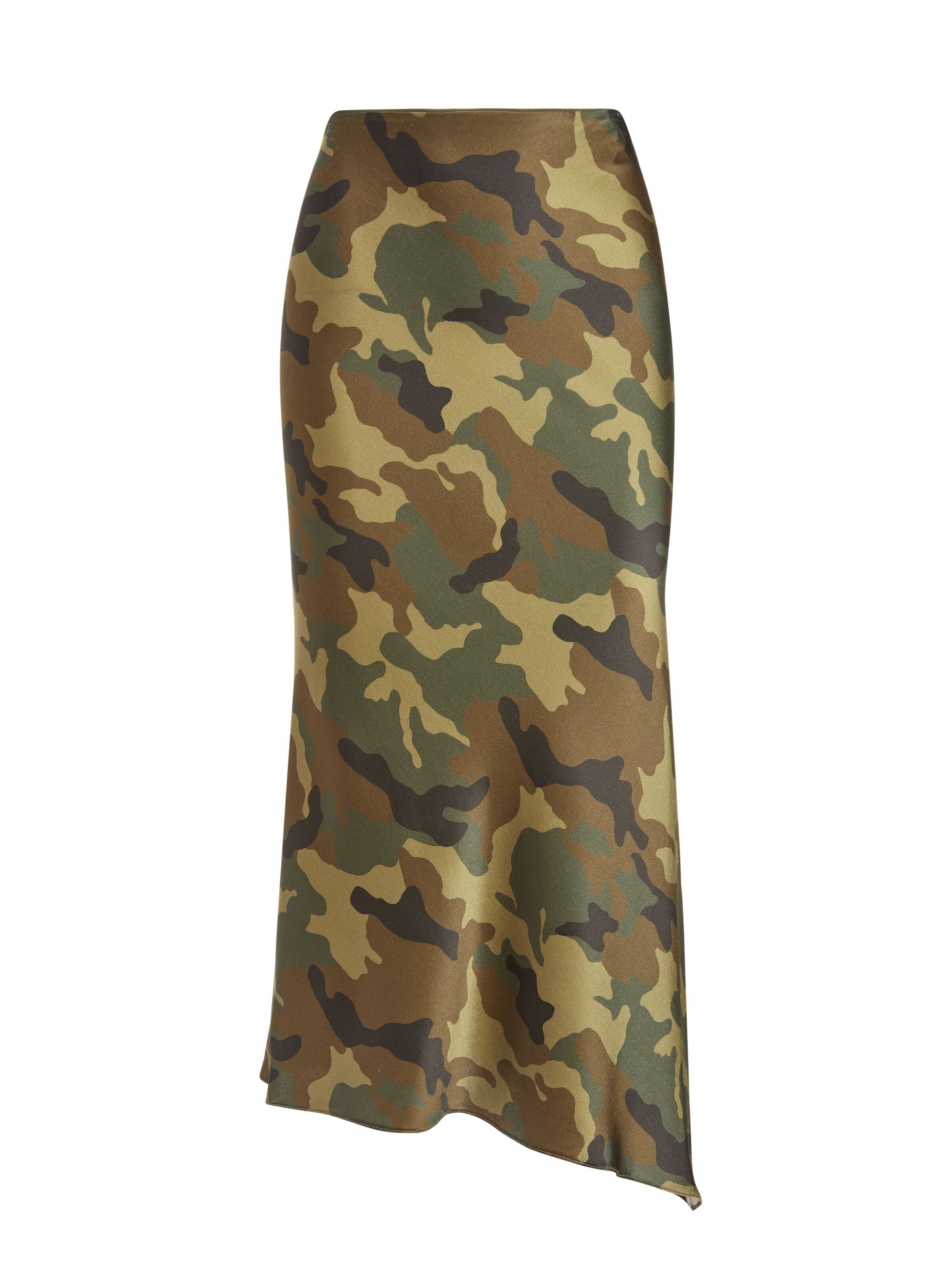 MAEVE ASYMMETRICAL SLIP SKIRT