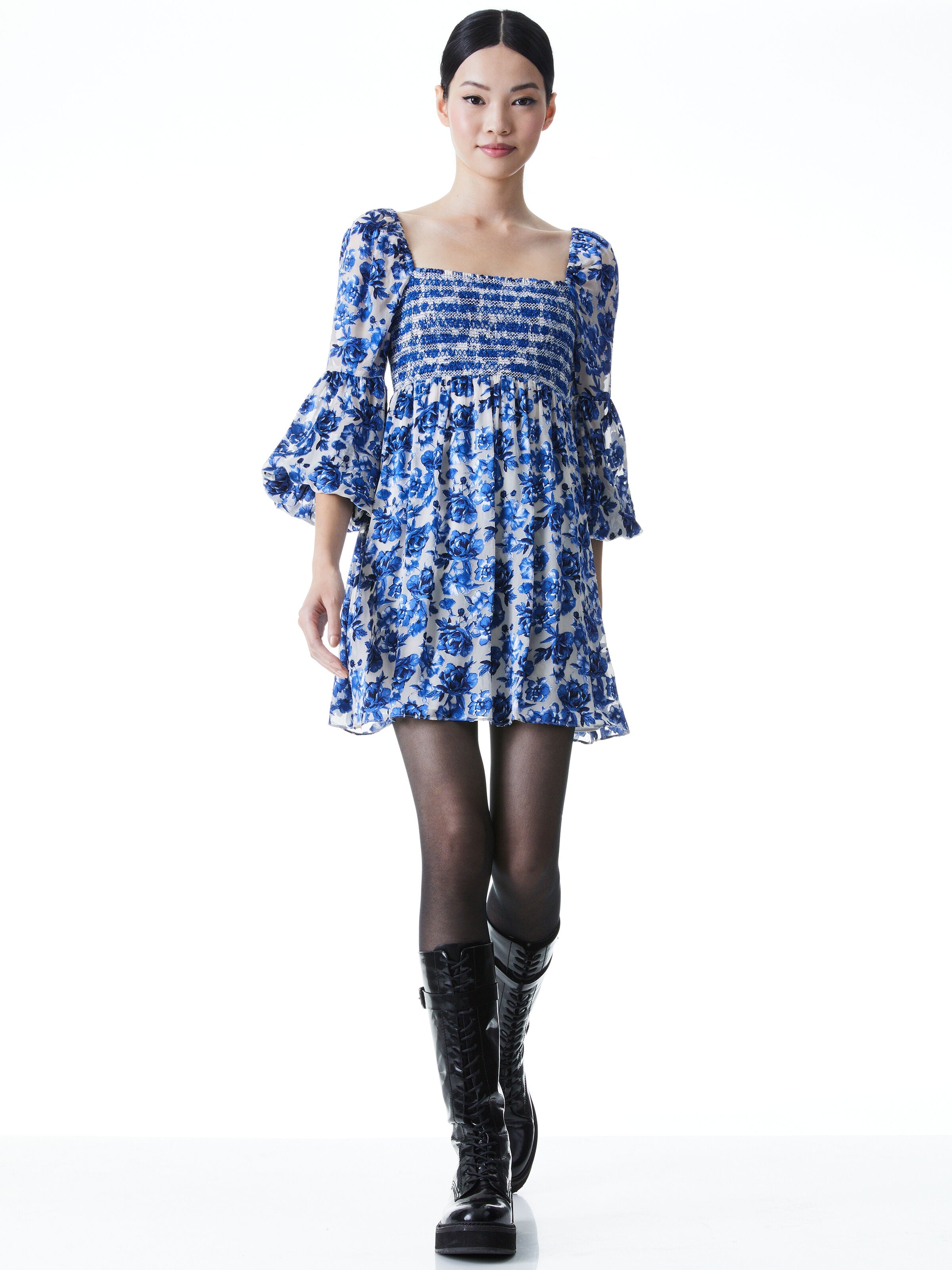 COOPER FLORAL MINI DRESS