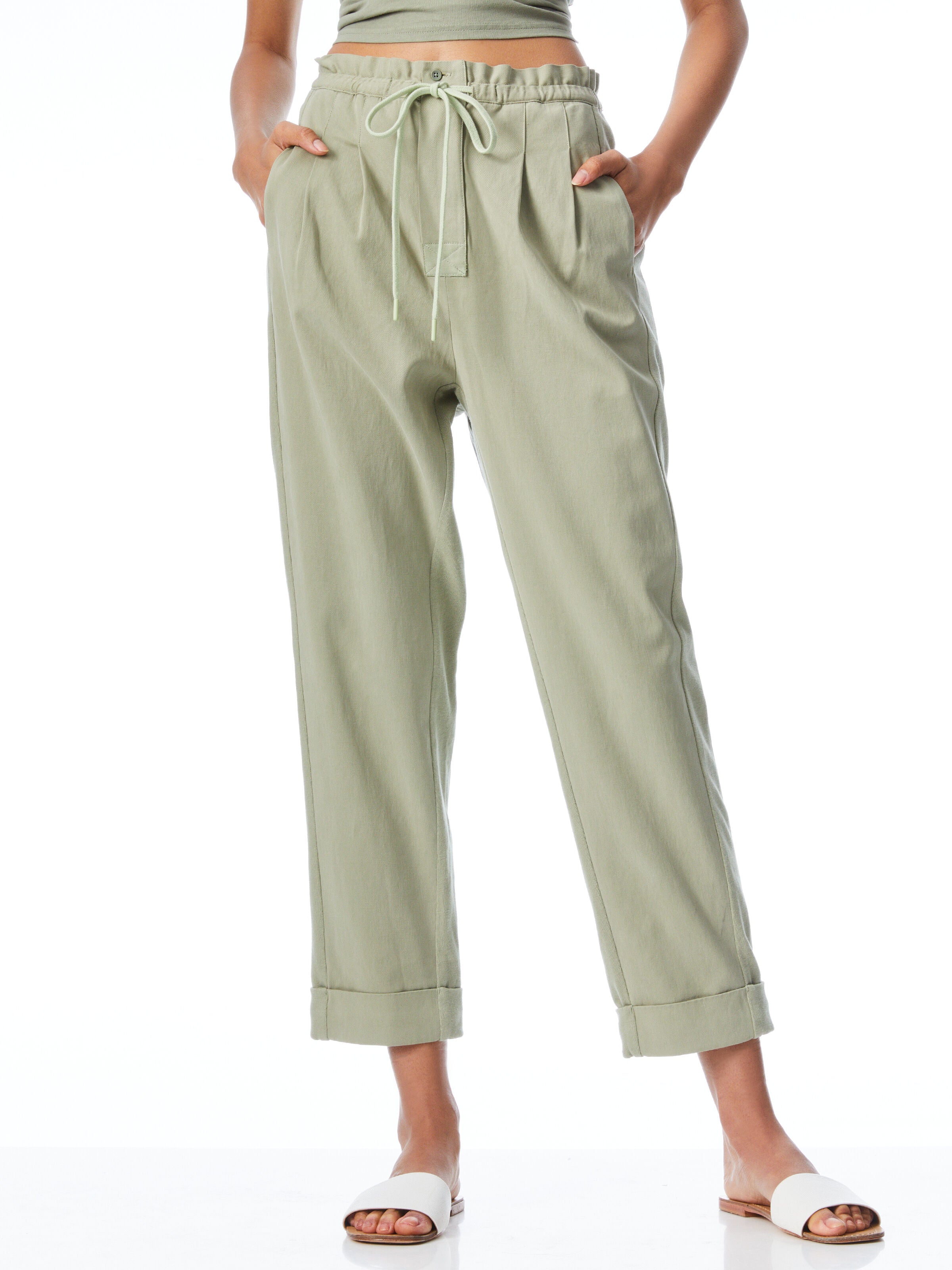 LILIANA CUFF PAPERBAG PANT