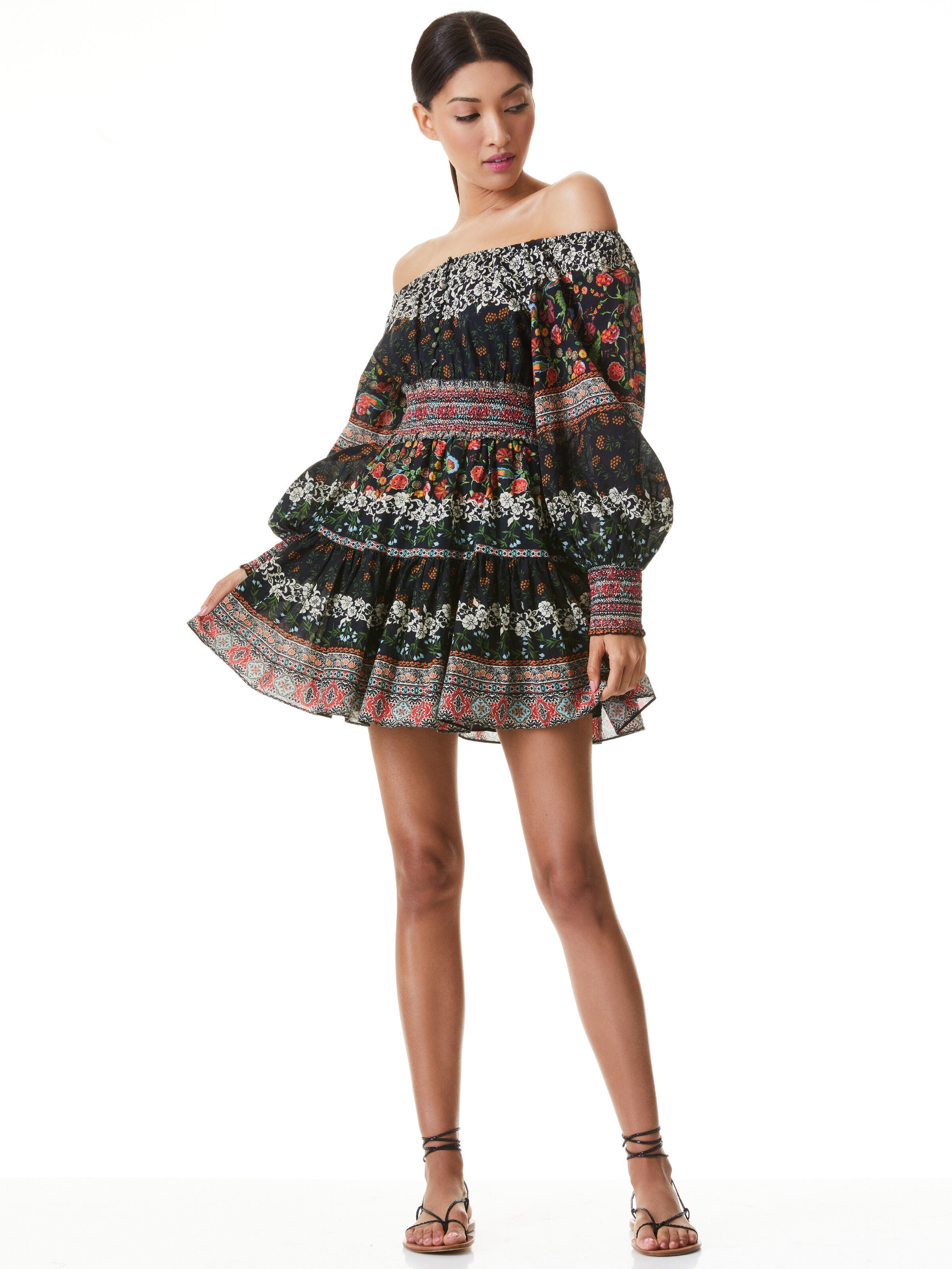 CLEMENTINA TIERED MINI DRESS