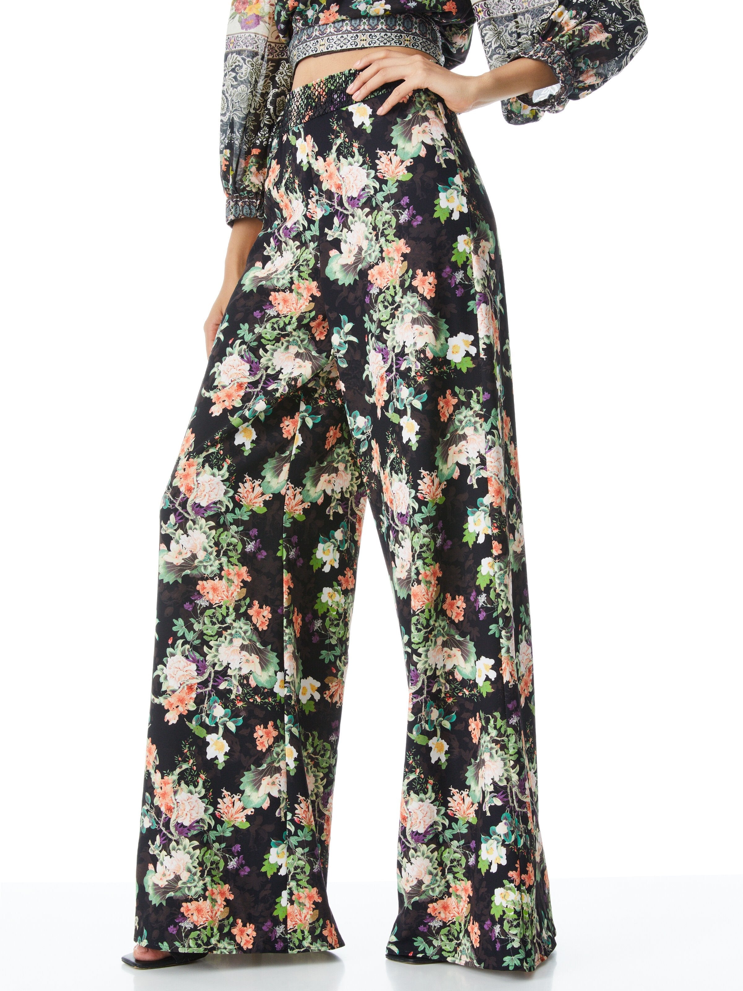 ATHENA FLORAL WIDE LEG PANT