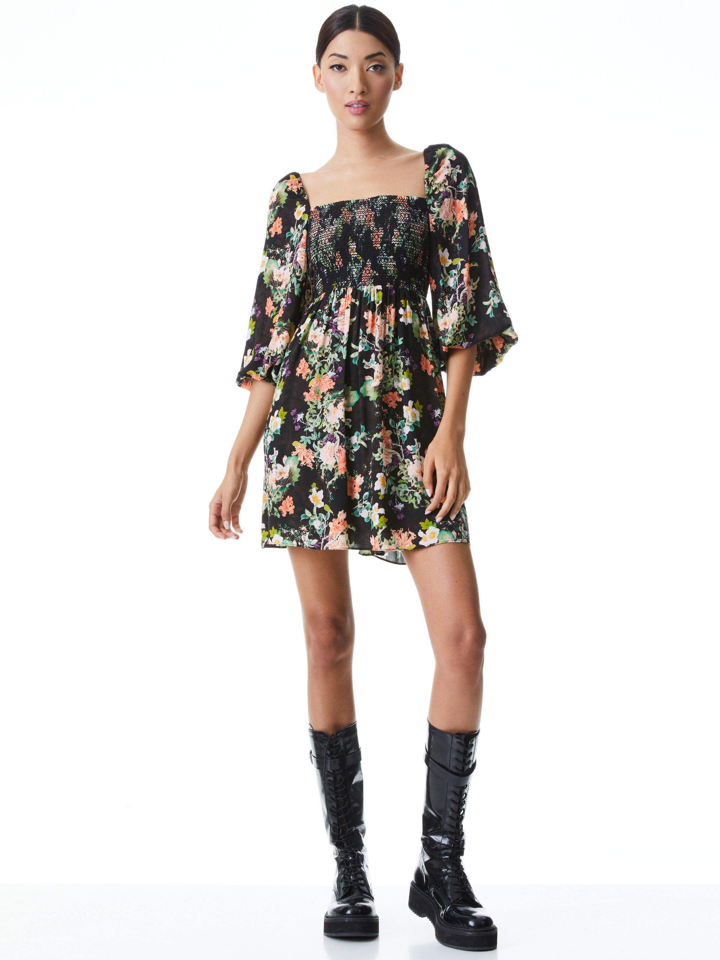 COOPER FLORAL MINI DRESS