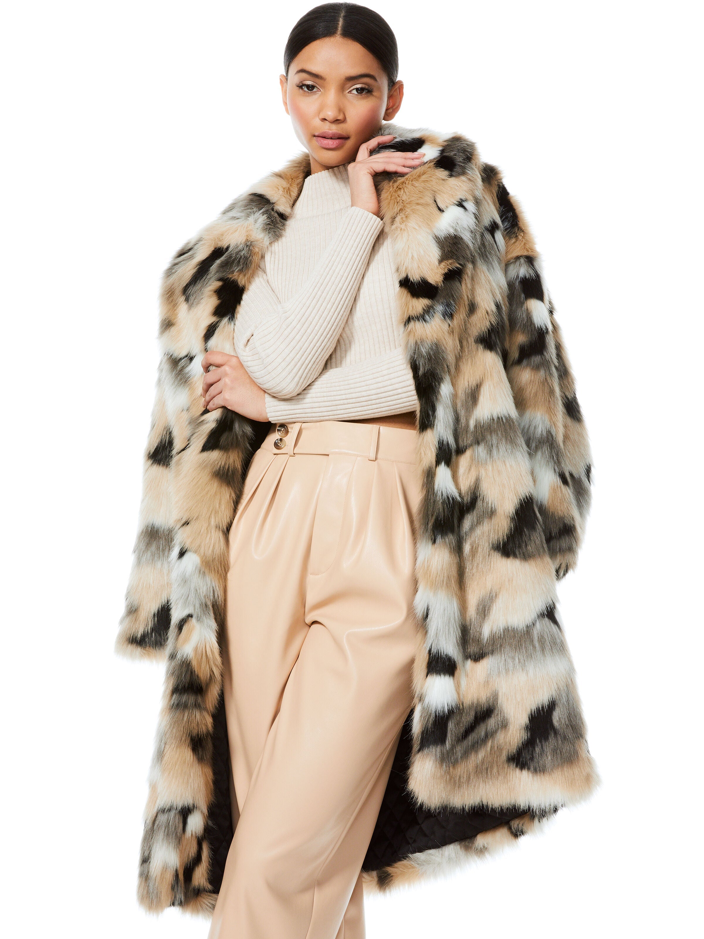 YETTA FAUX FUR COAT