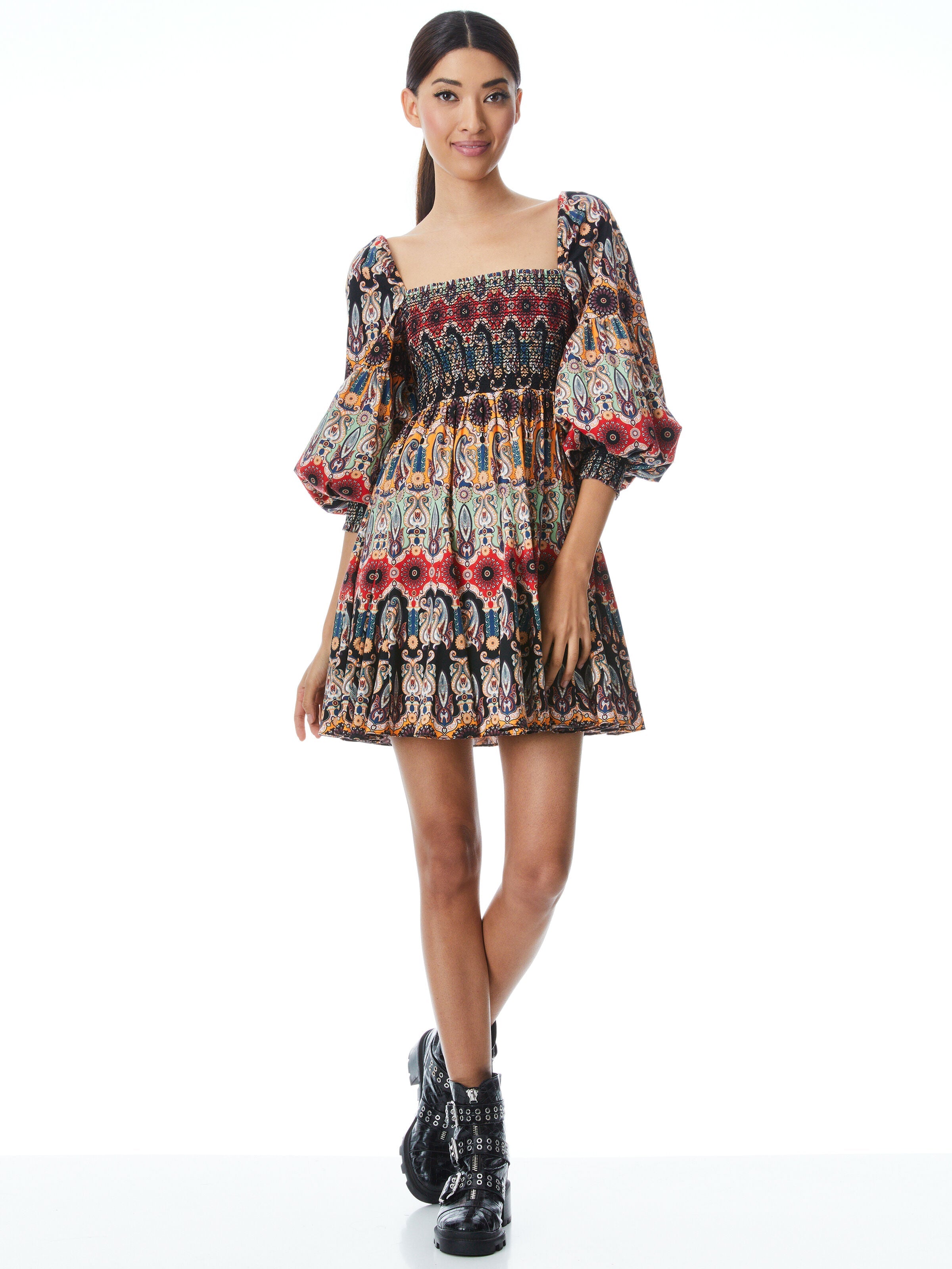 JULISSA EMPIRE WAIST MINI DRESS
