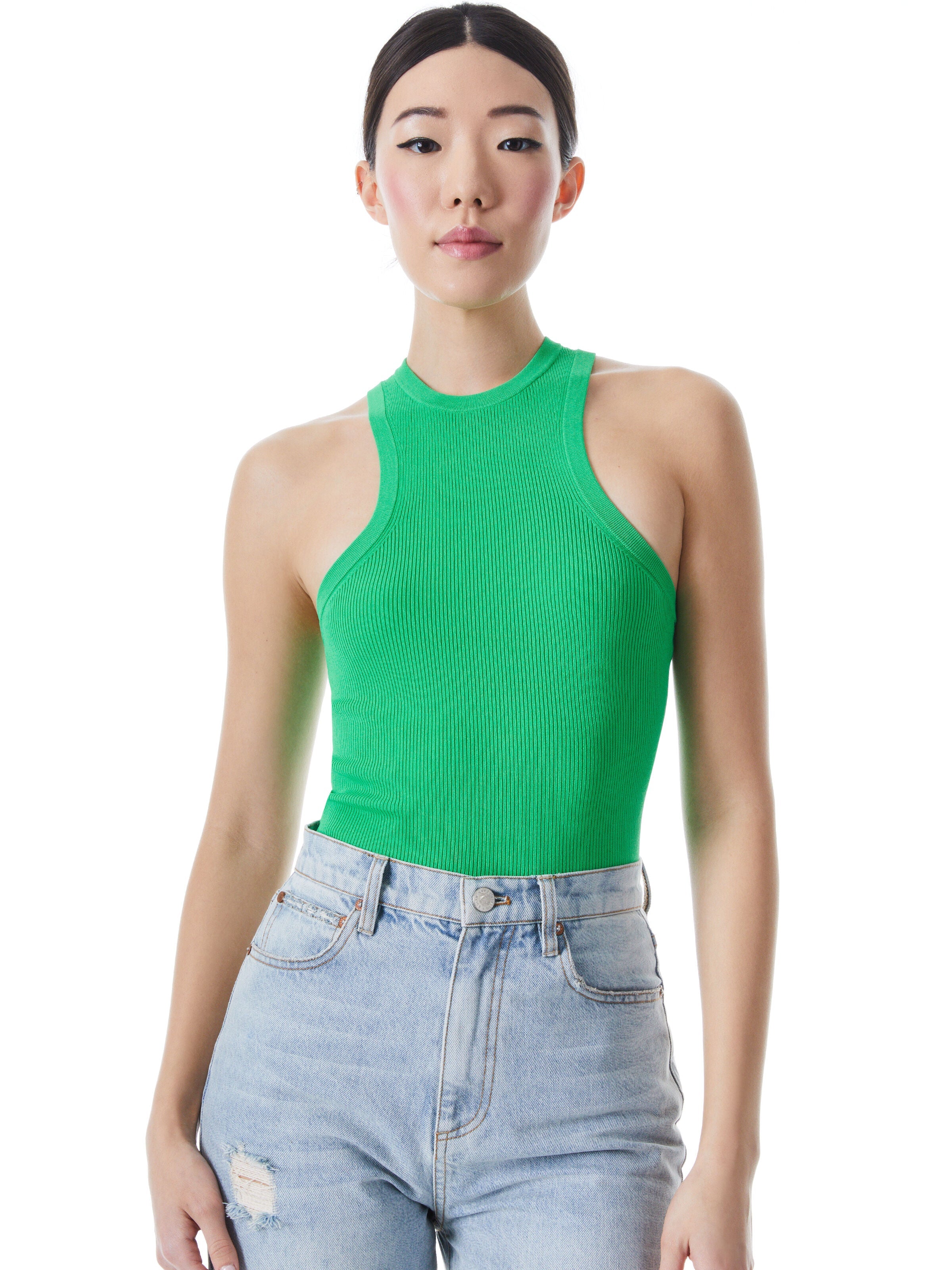 ALEENA FITTED RIB TANK