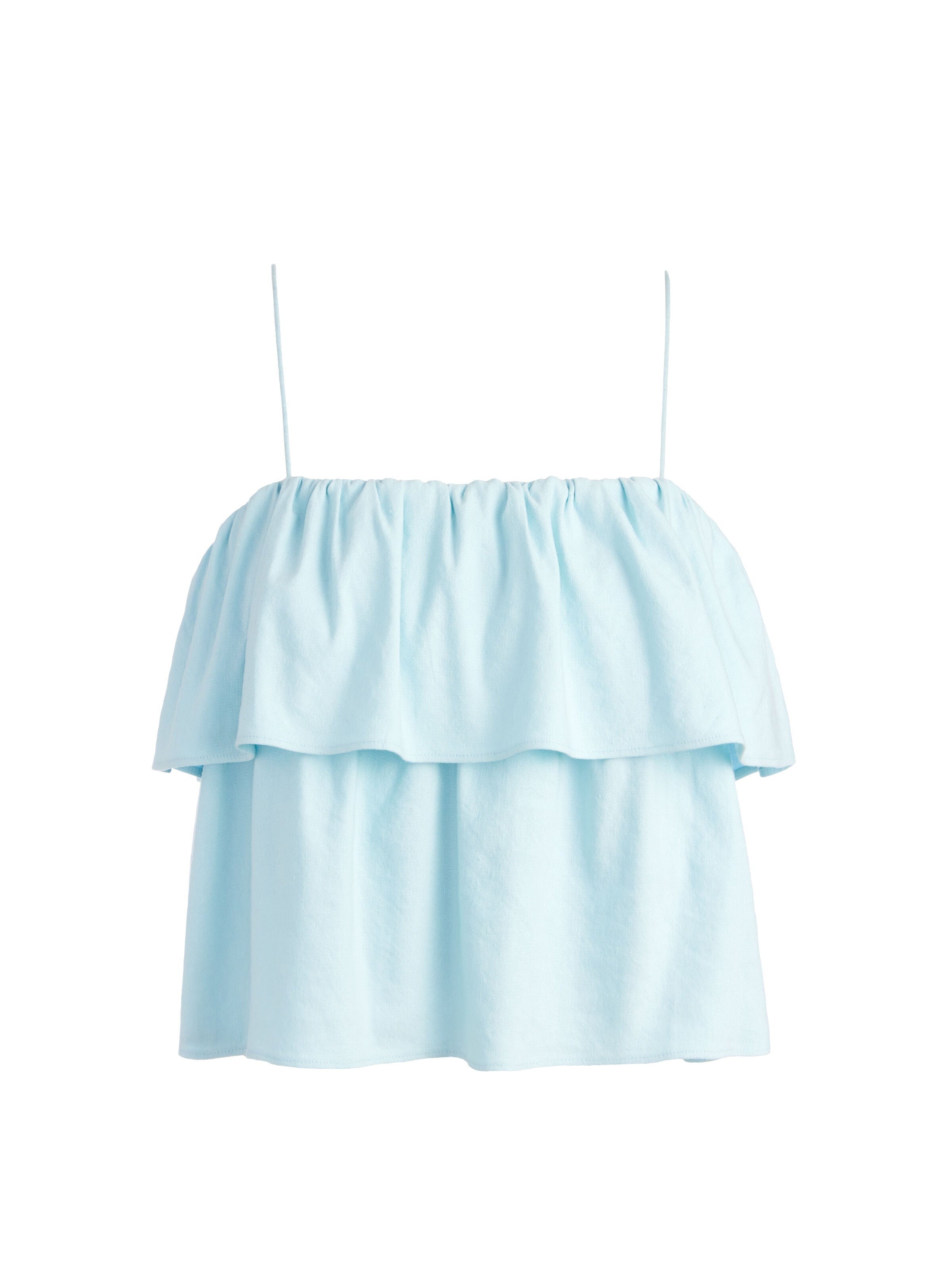 MARYLYNN RUFFLE CROP TOP
