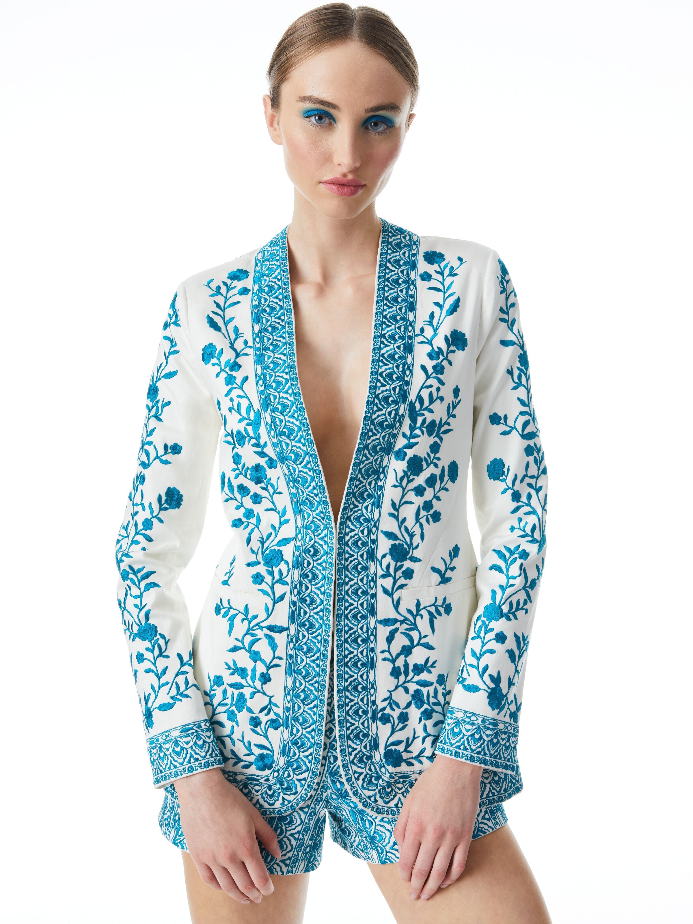 CHRISELLE EMBROIDERED BLAZER