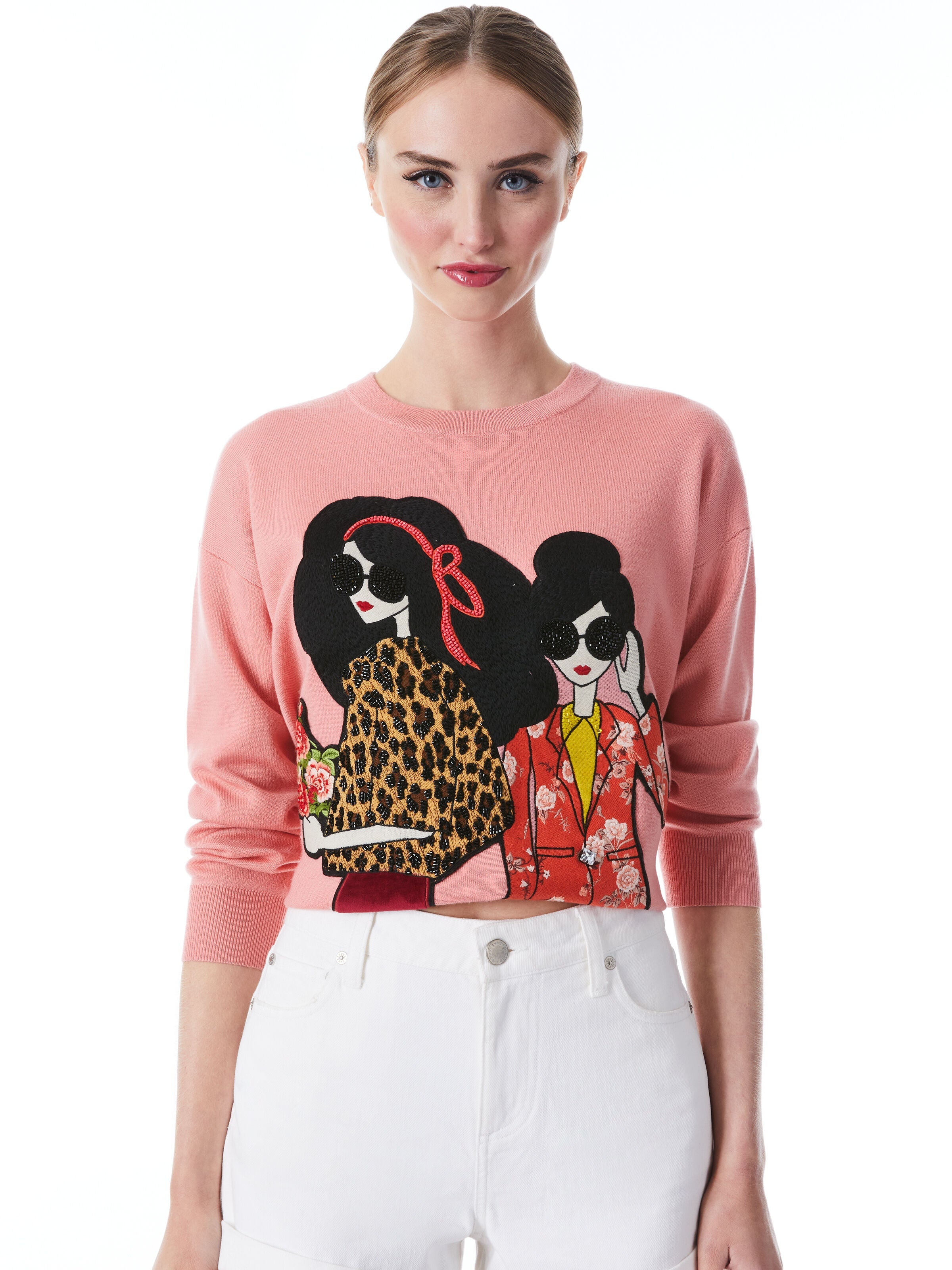 GLEESON EMBELLISHED PULLOVER