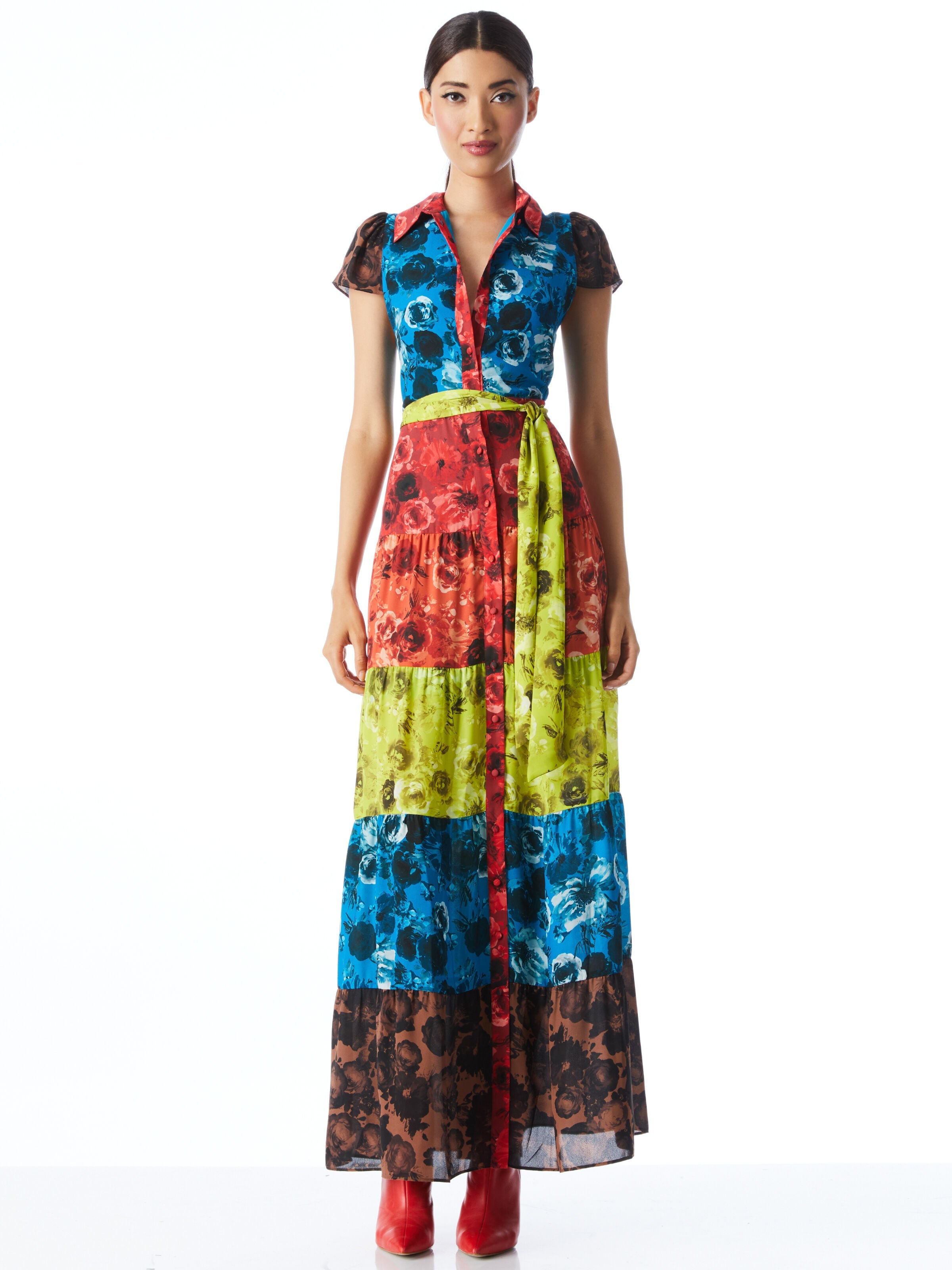 MIRANDA TIERED MAXI DRESS