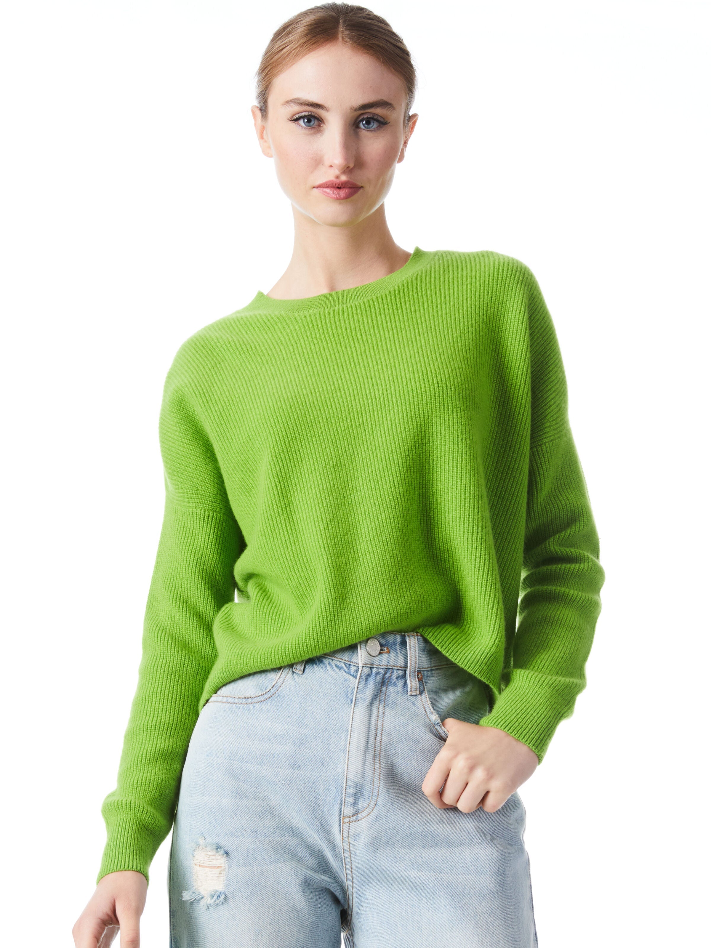CAPRICE CREWNECK DROP SHOULDER PULLOVER