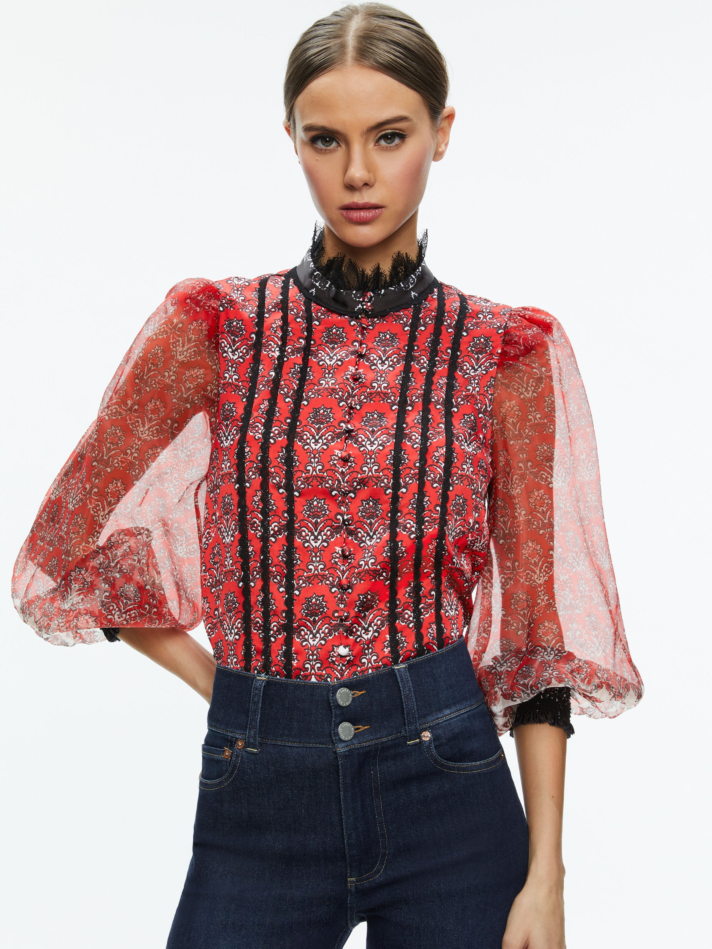 BETTINA BLOUSON SLEEVE TOP
