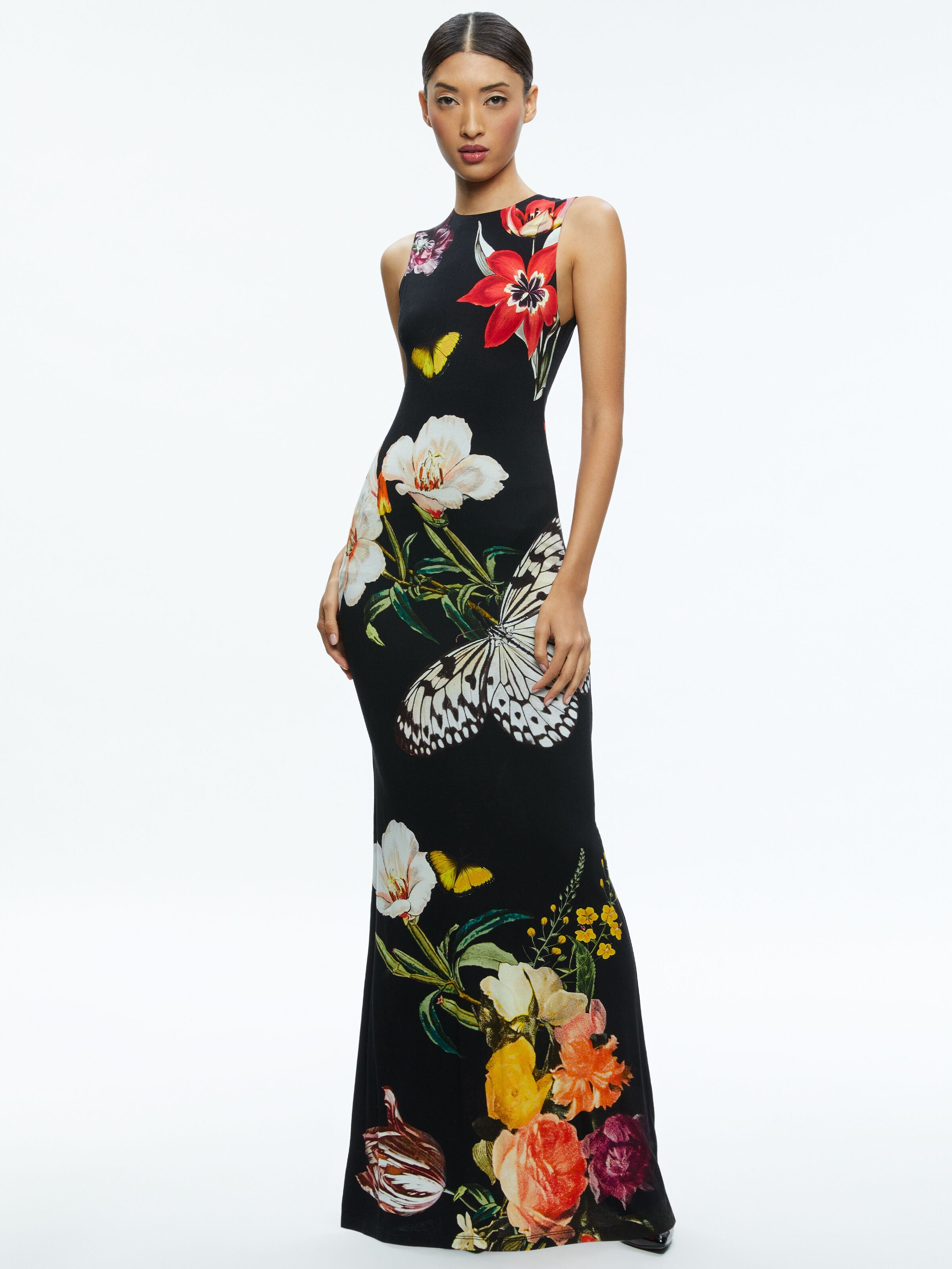 DELORA OPEN BACK MAXI DRESS