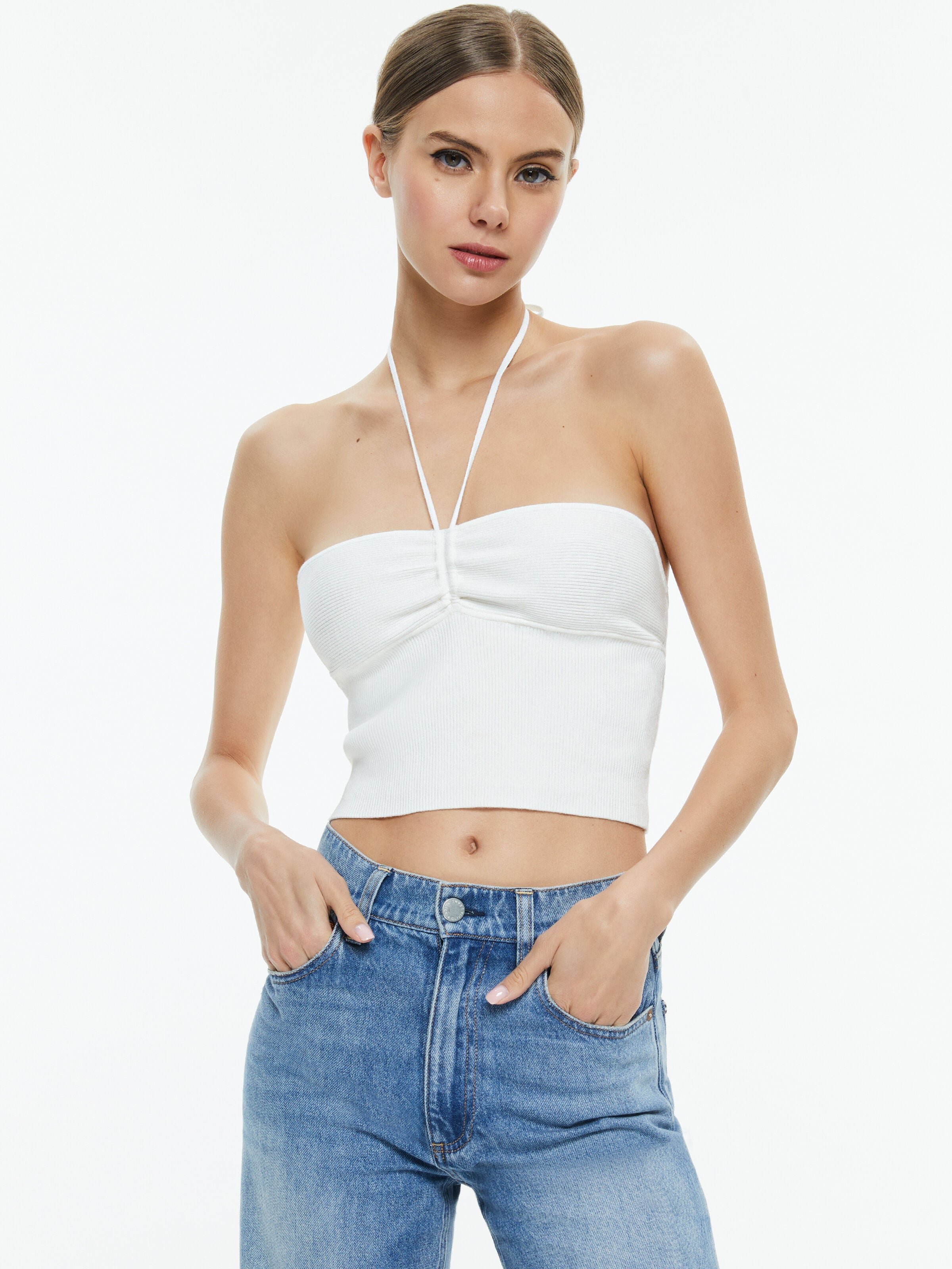 LINNIE RUCHED HALTER