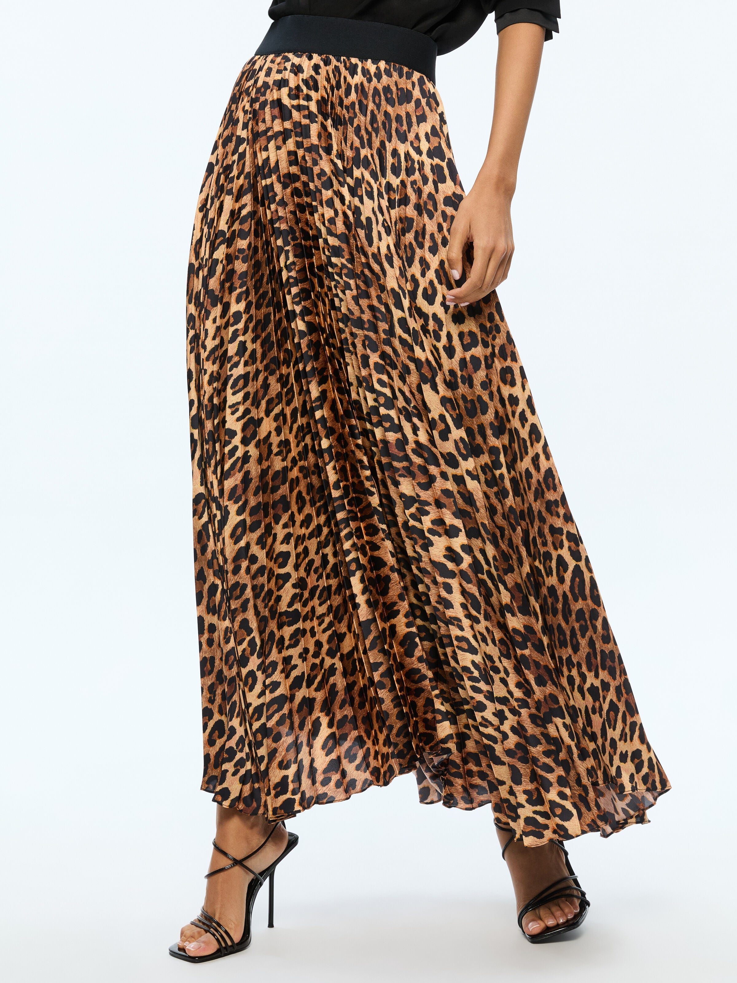 KATZ PLEATED MAXI SKIRT