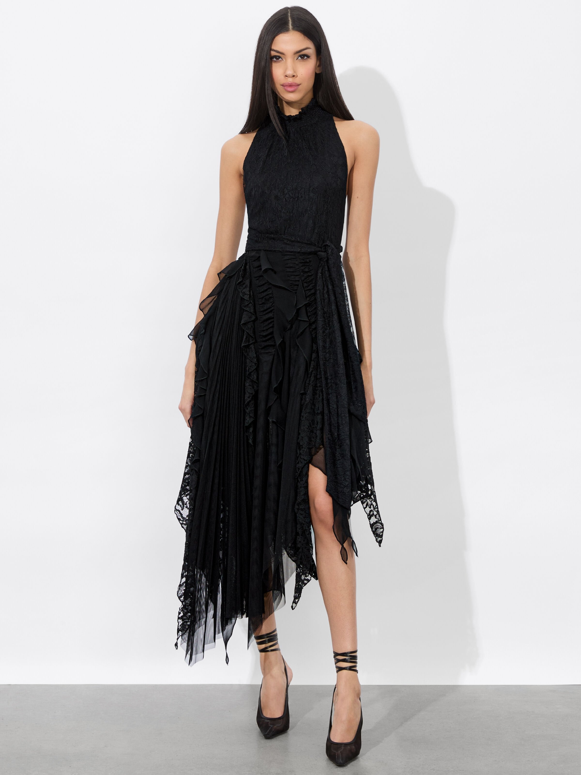 MARZITA LACE MIDI DRESS