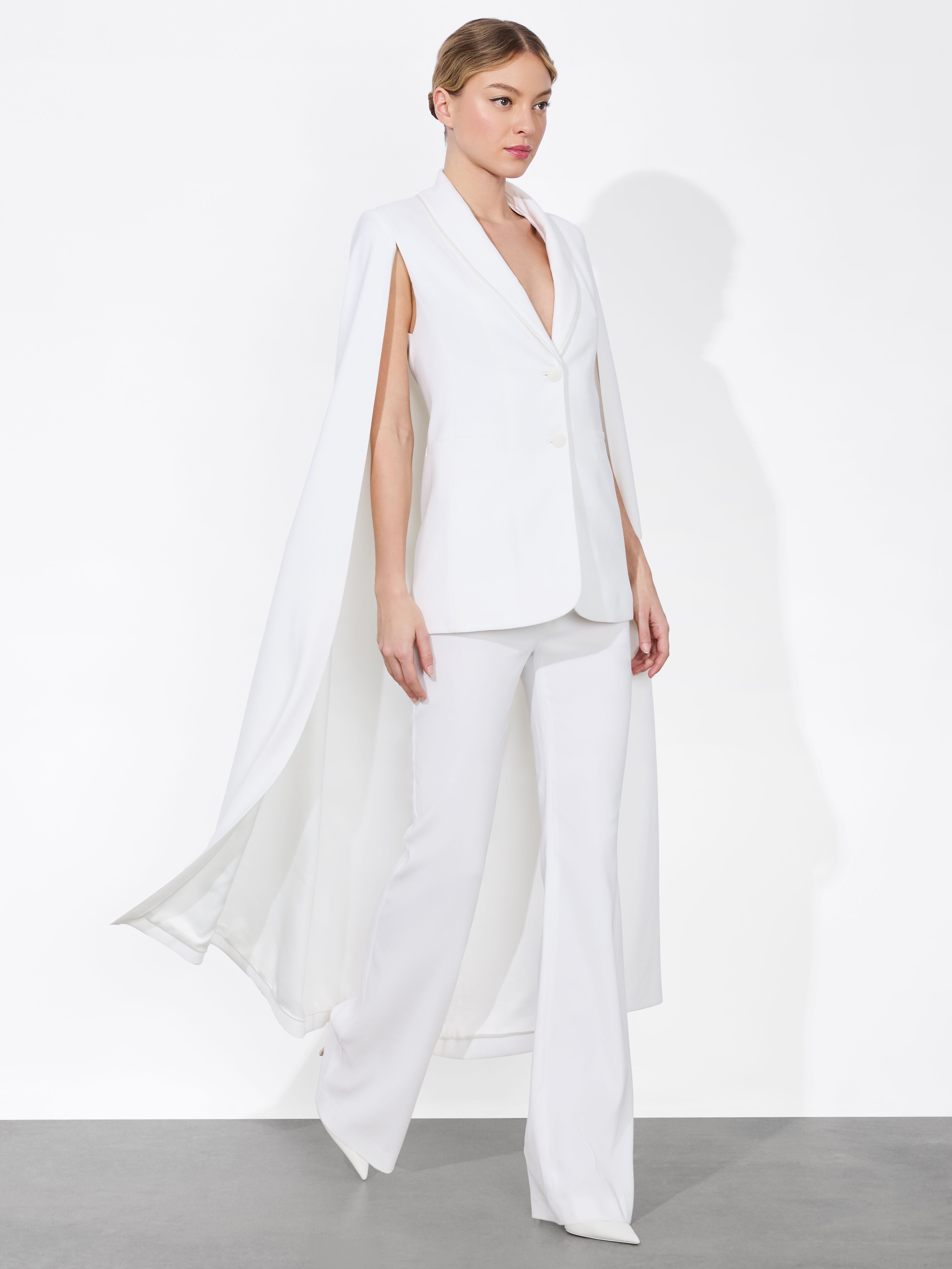 ESTHER CAPE SLEEVE MAXI BLAZER