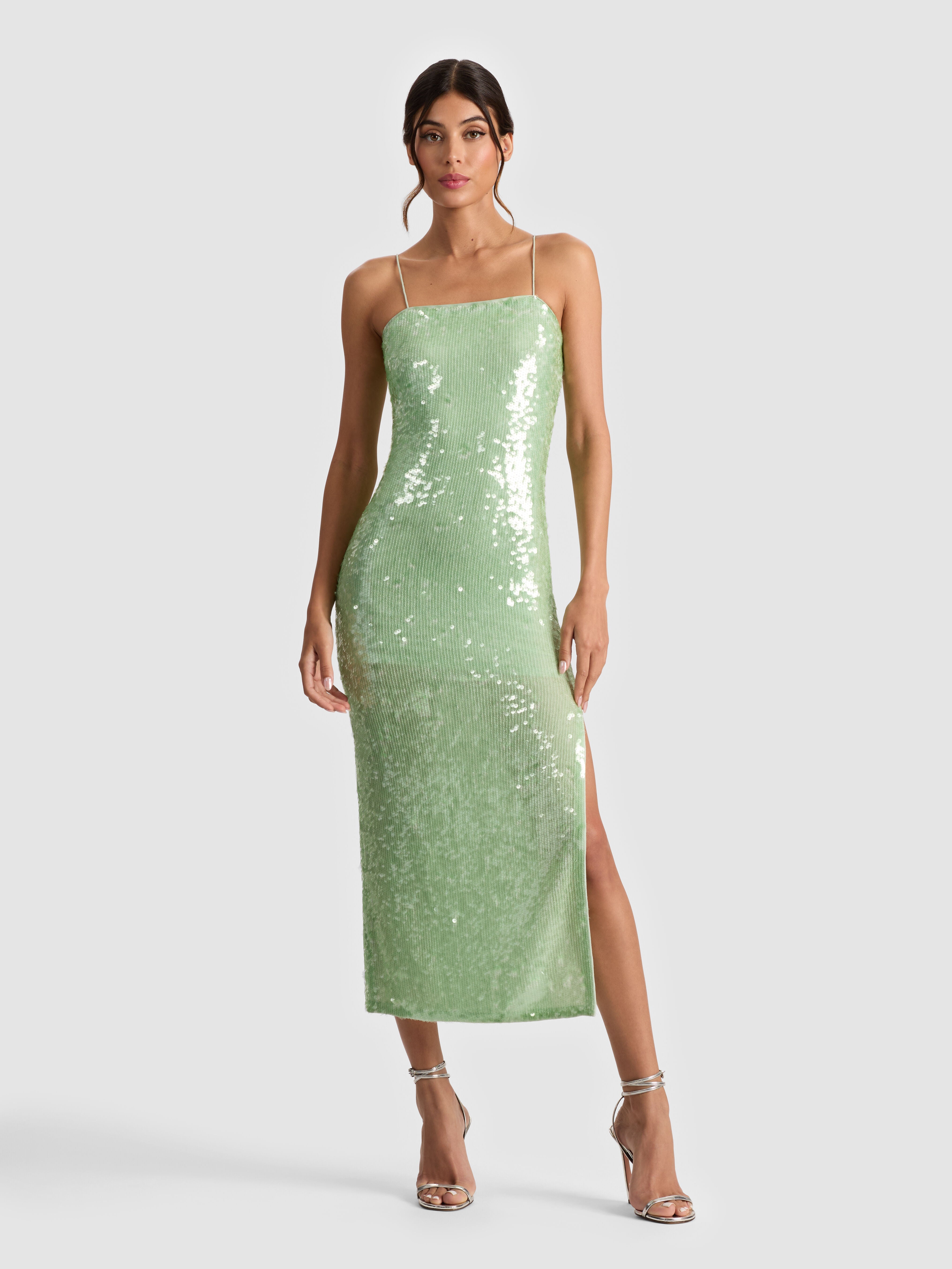 FIFI SEQUIN MIDI DRESS