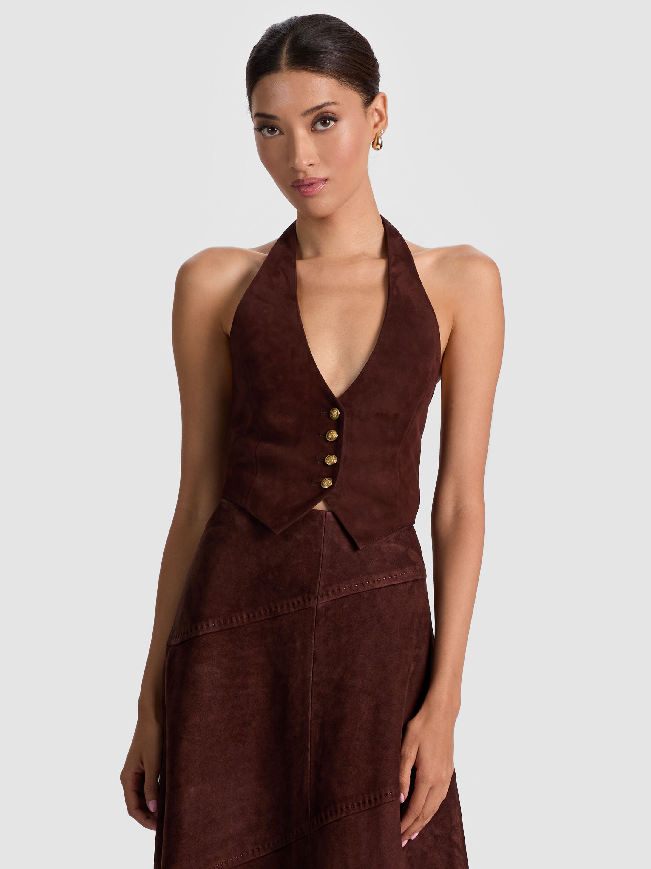 CROSBY SUEDE VEST