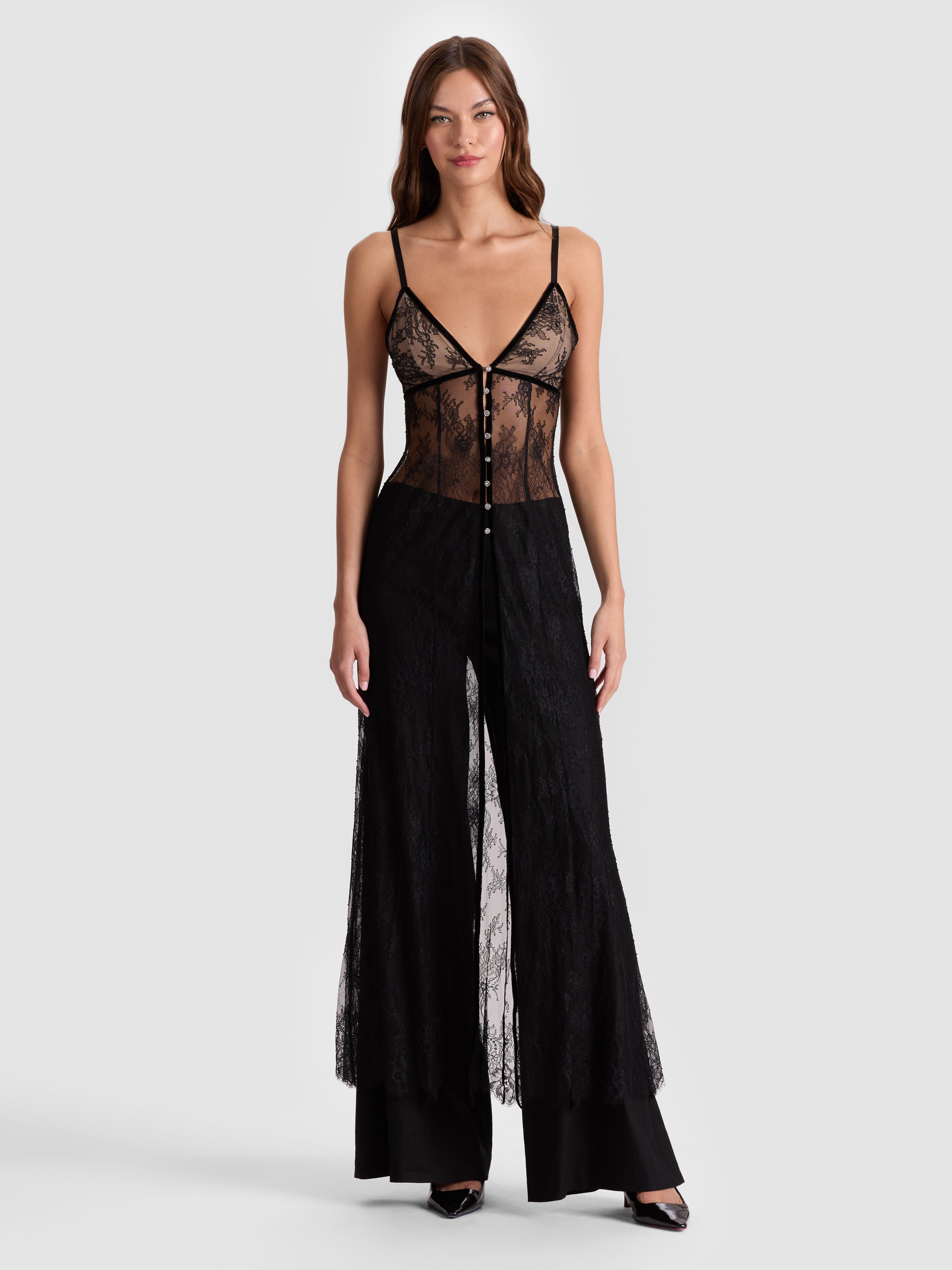 MELODIE LACE MAXI TOP