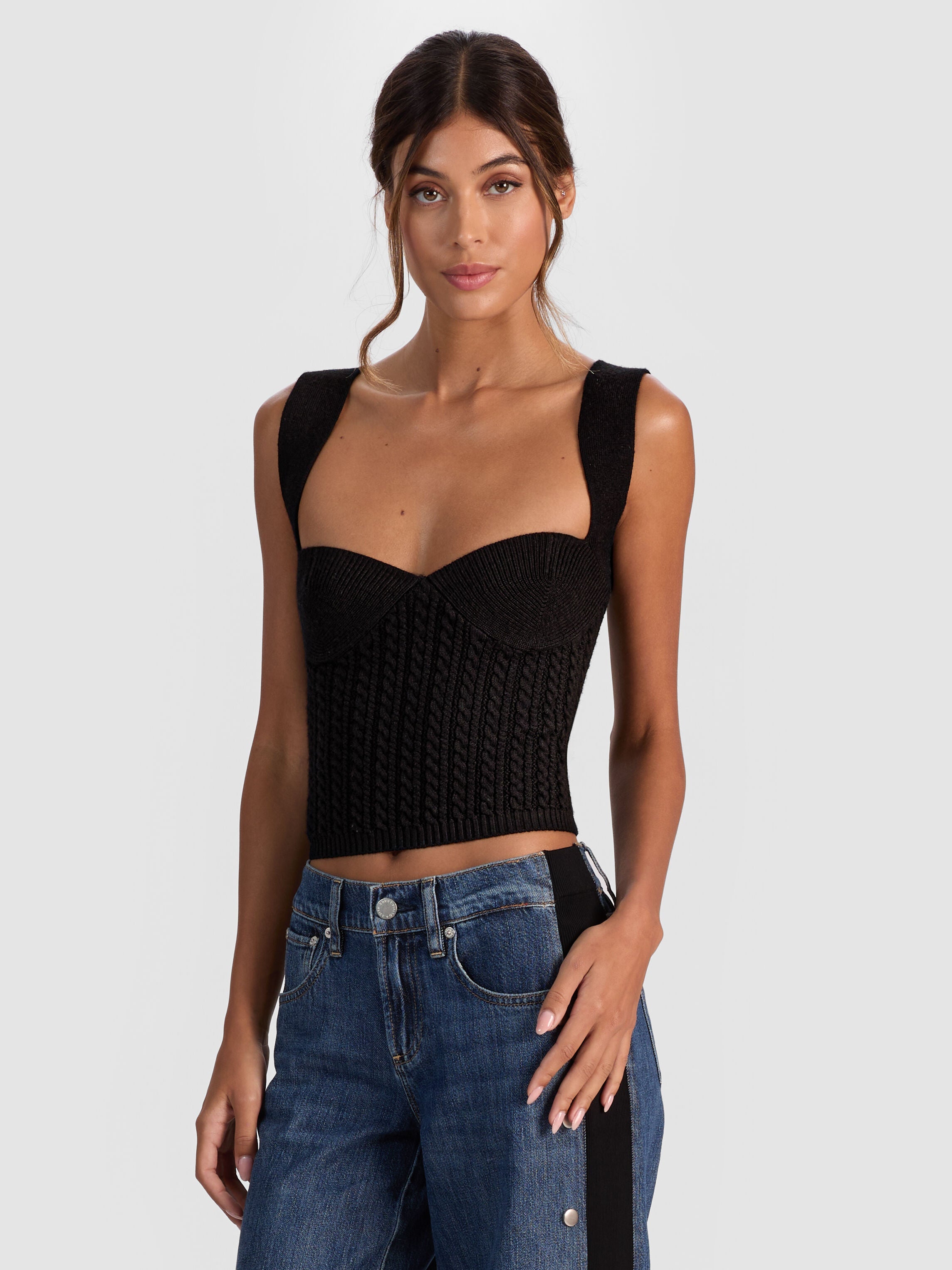 ADRIANNA KNIT CORSET