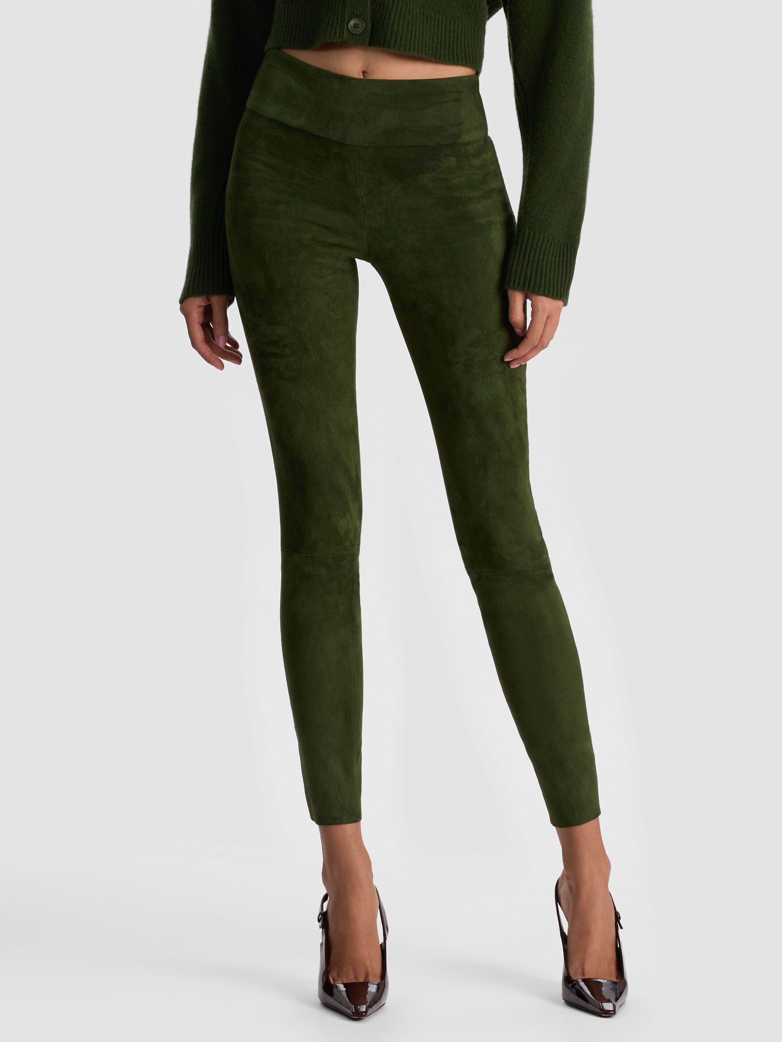 OLIVIA SUEDE LEGGING