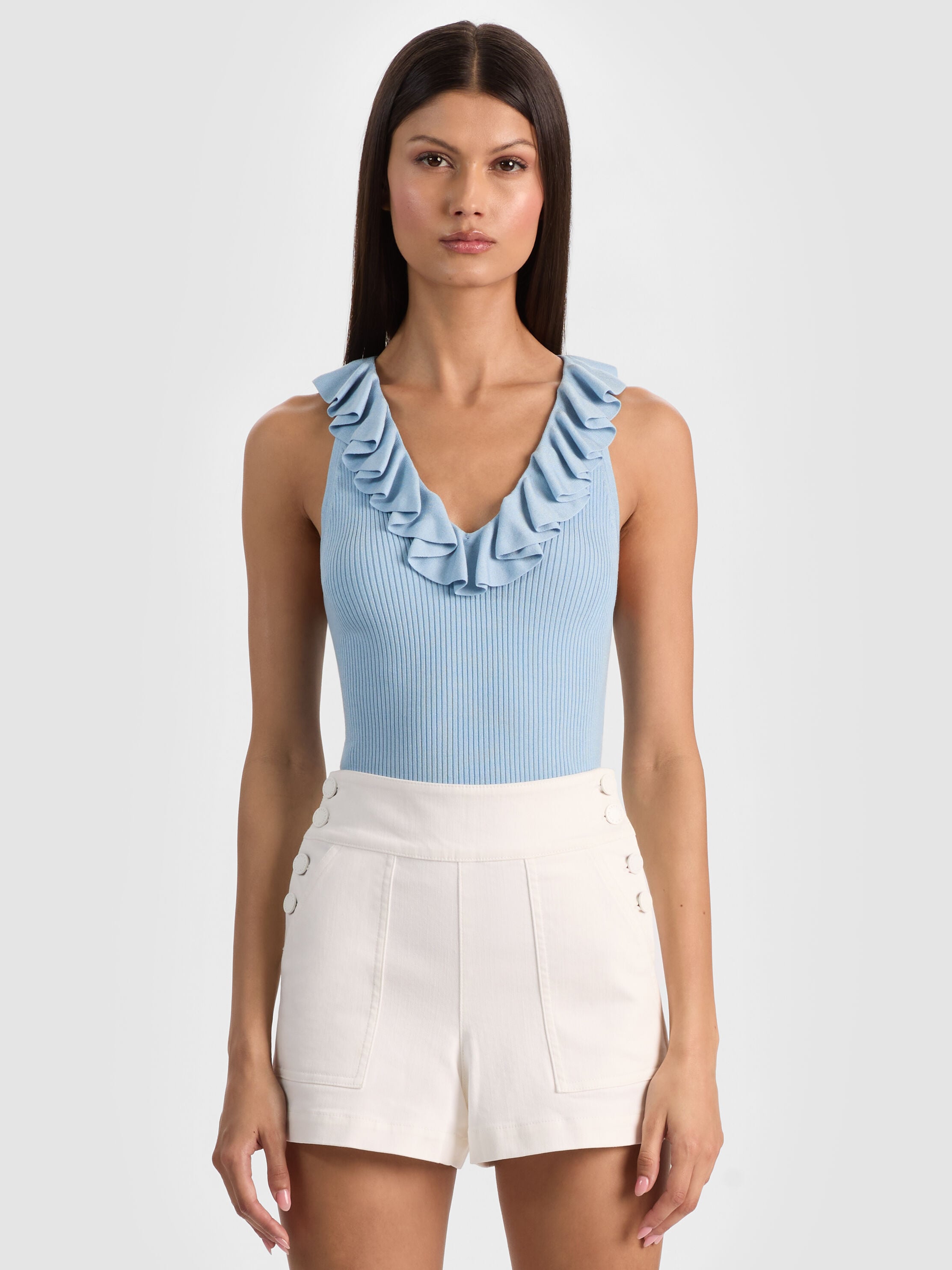 MARNIE RUFFLE TANK