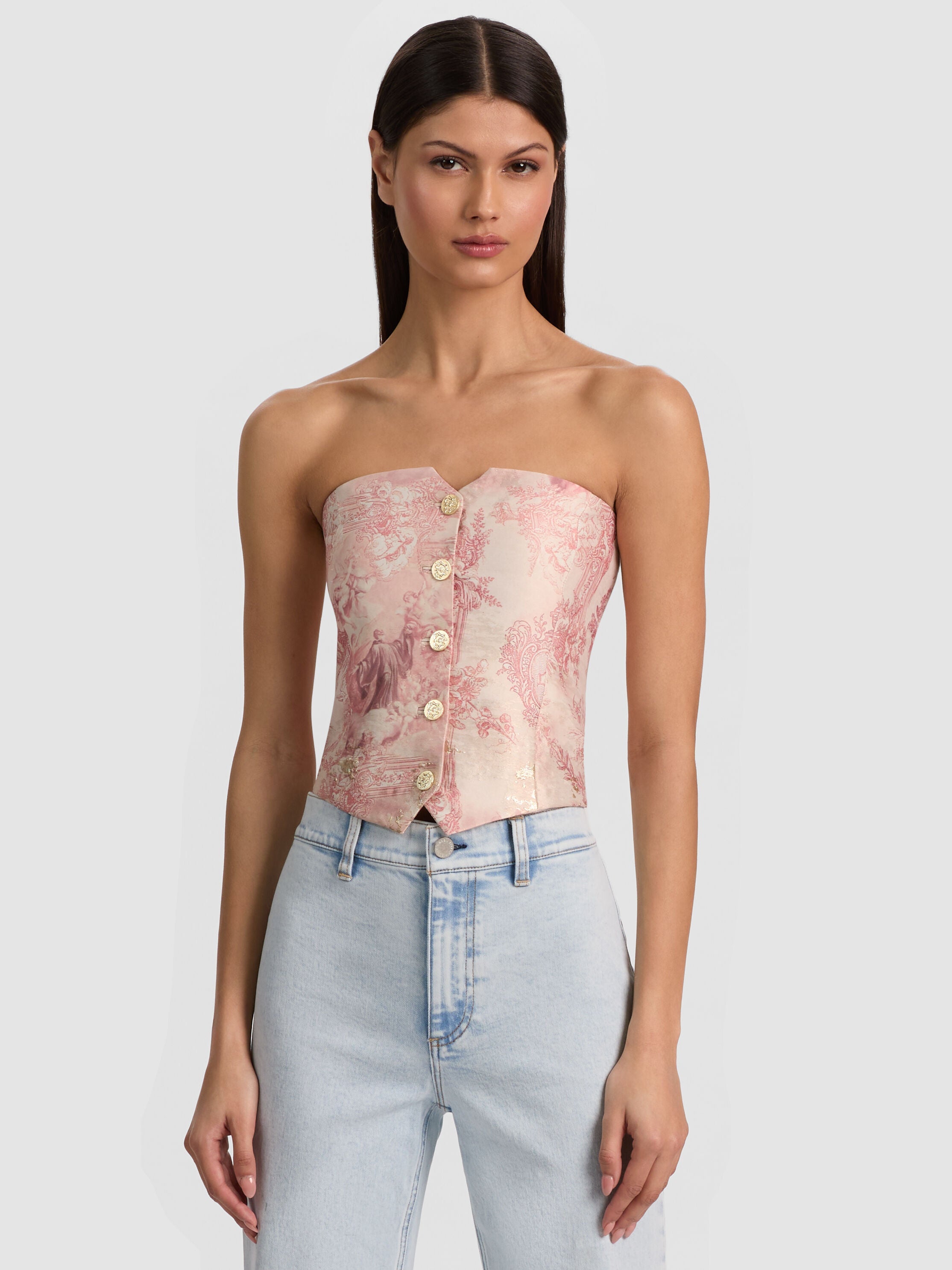 KELCEY STRAPLESS VEST