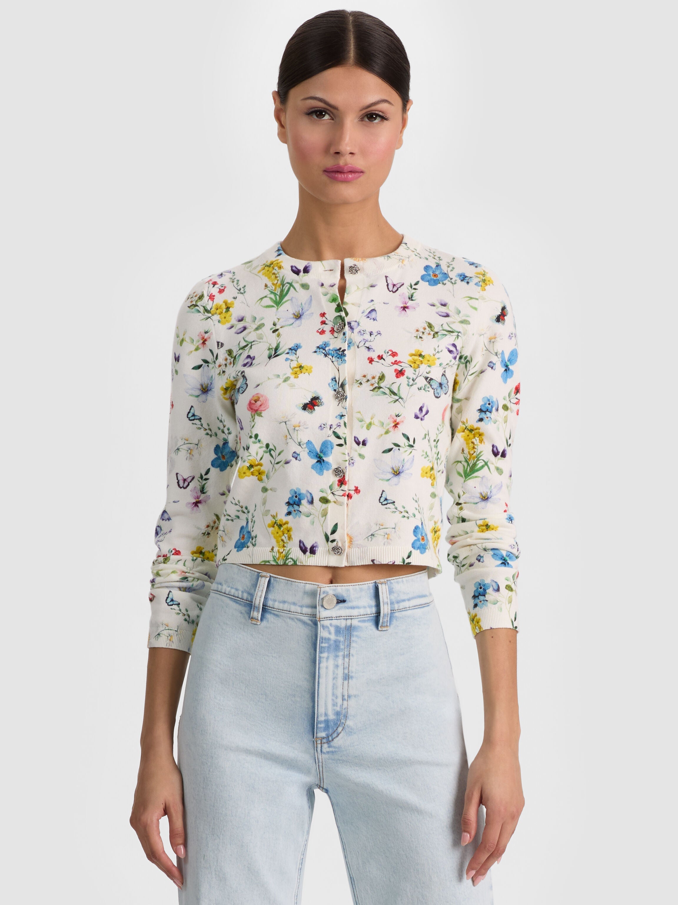 CARSON PRINTED CARDIGAN