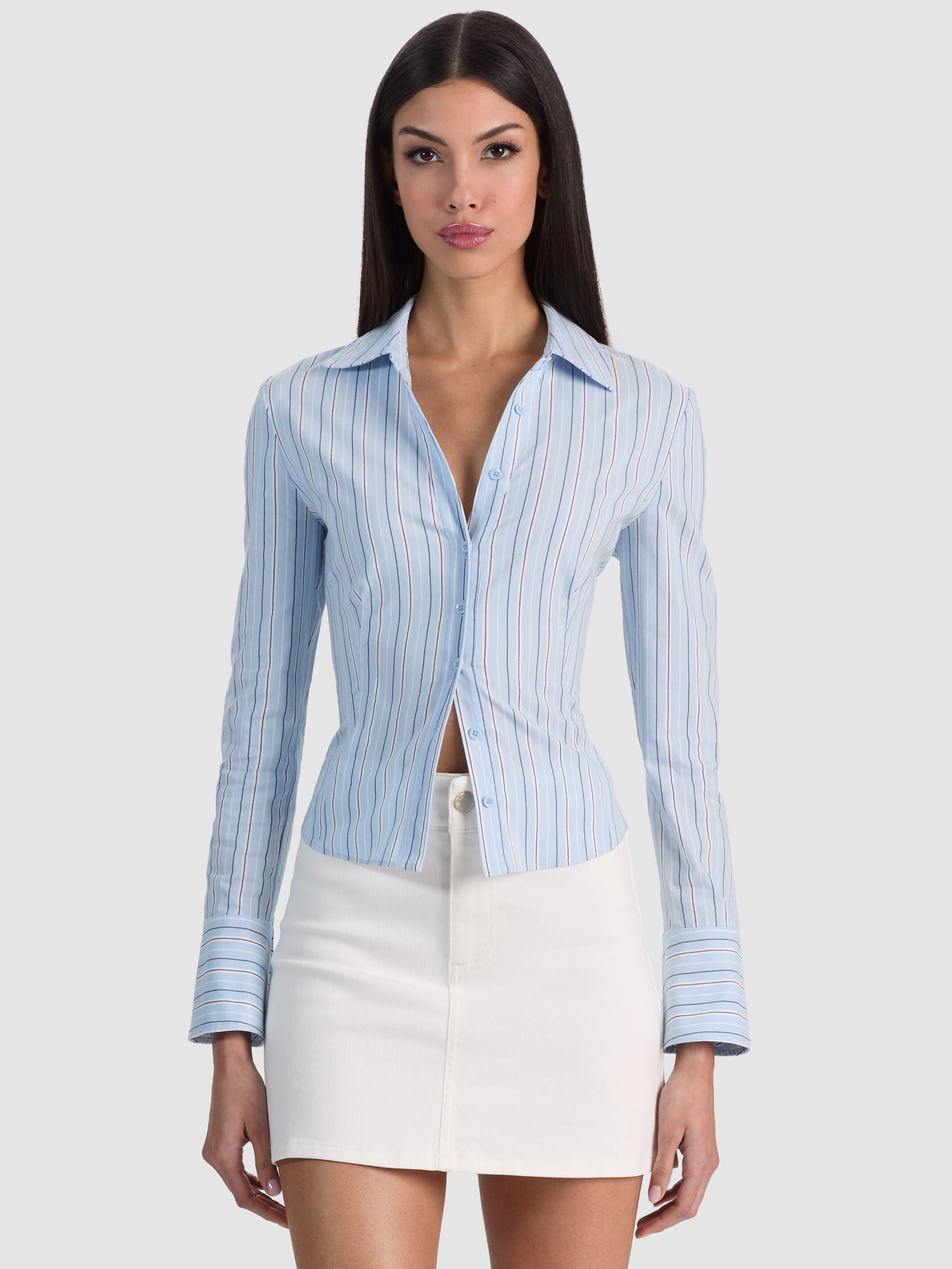 FREYA BUTTON DOWN TOP