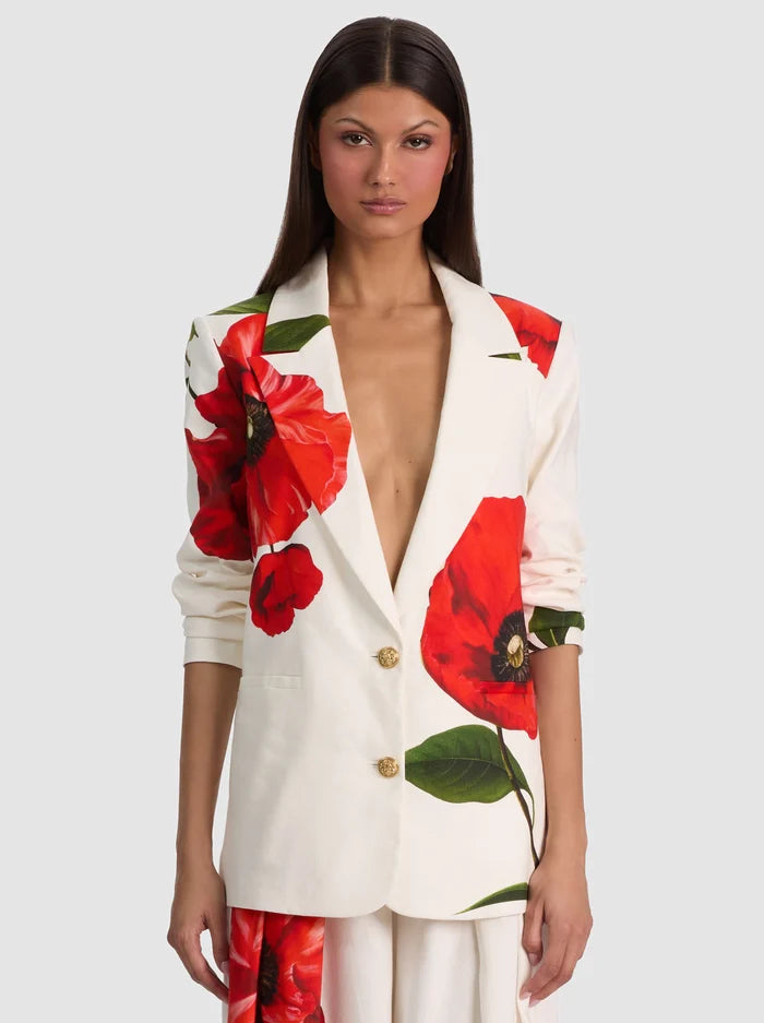 ELNA SLIM LONG BLAZER