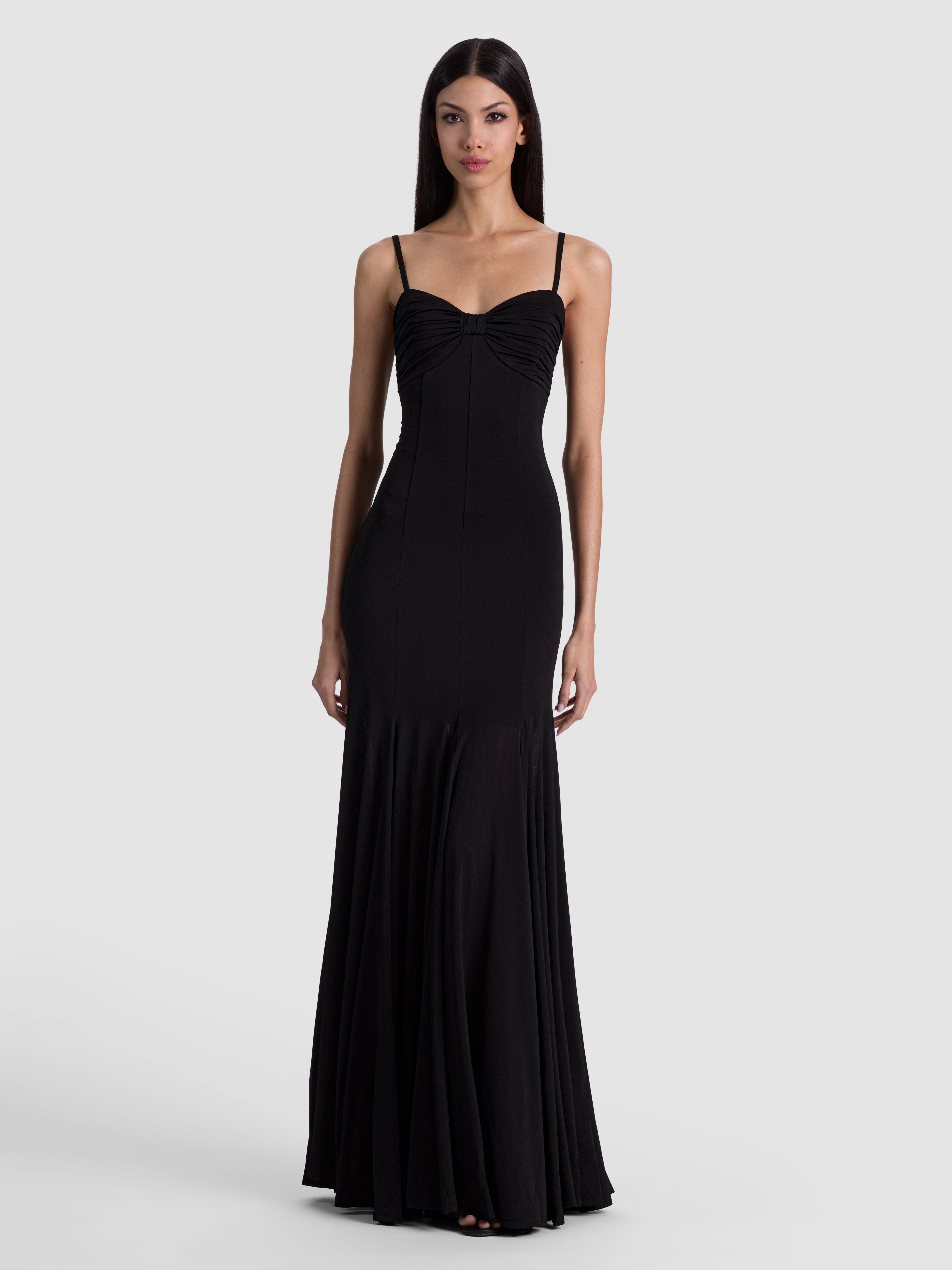 IRINA TWIST FT GODET MAXI DRESS