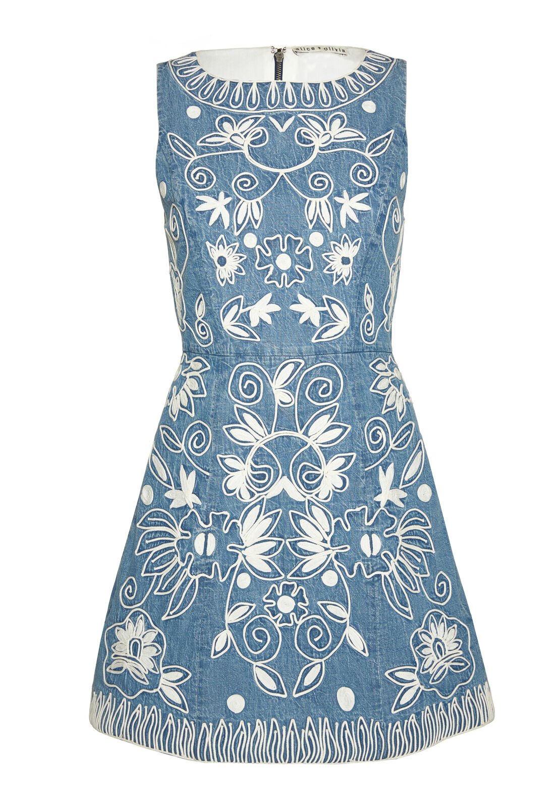 LINDSEY EMBR POUF DRESS