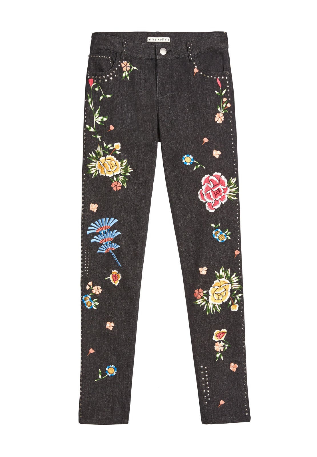 JANE 5 PKT EMB STD SKINNY JEAN