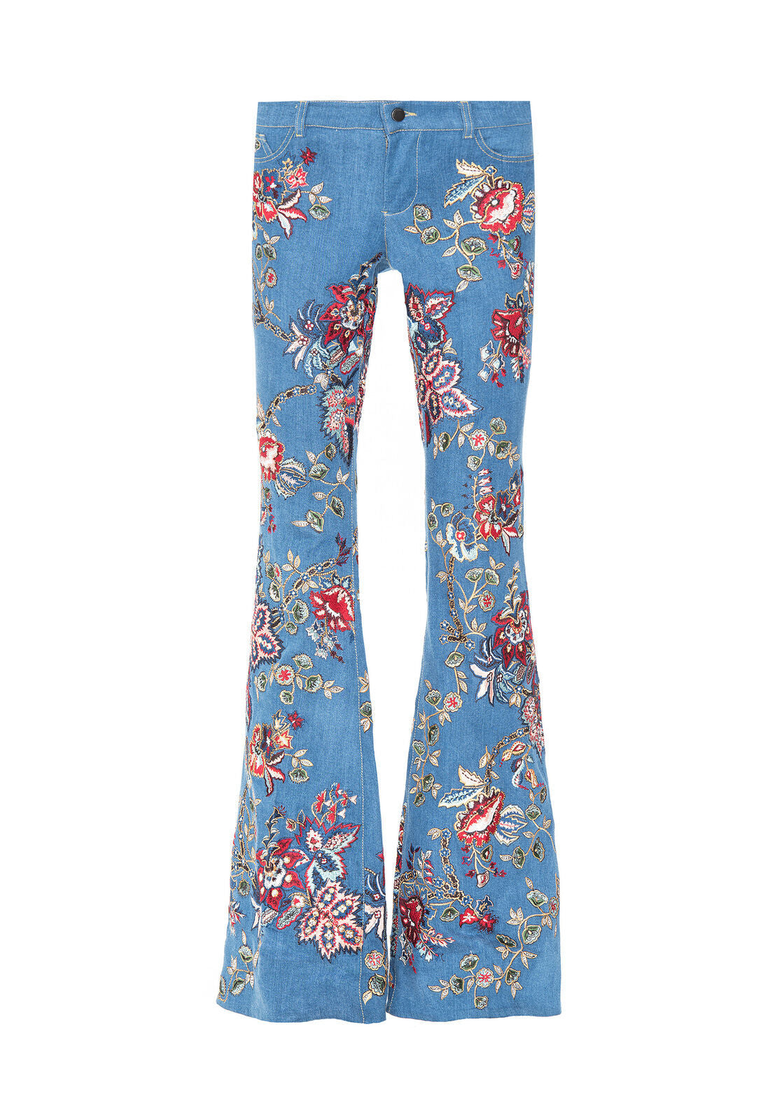 RYLEY EMBR LOW RISE BELL JEAN