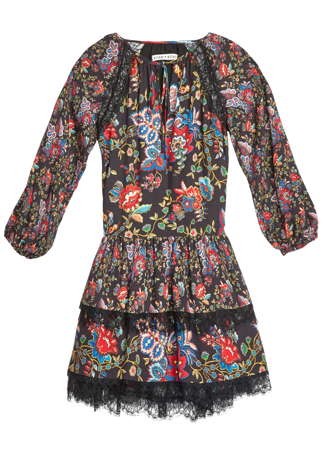 LAKITA RAGLAN TIERED TUNIC DRS