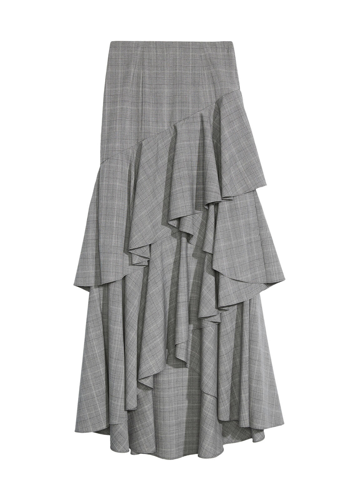 MARTINA ASYMM HIGH LOW RUFFLE