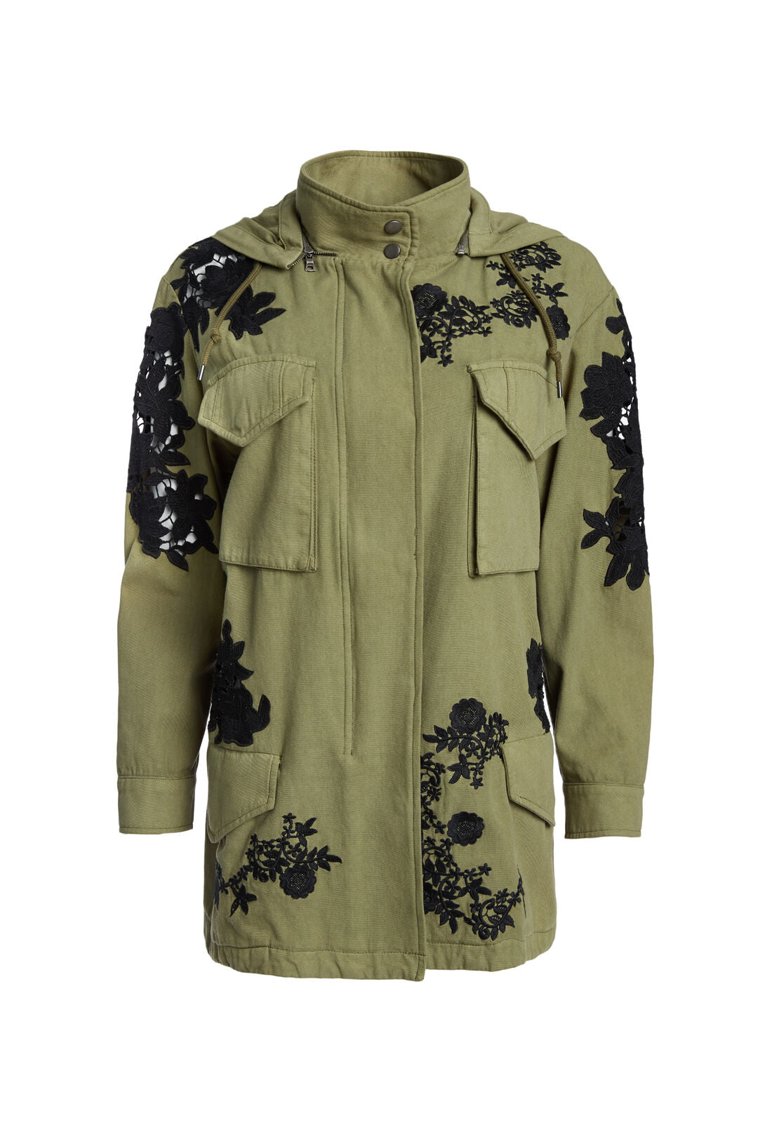 META EMB OVERSIZED PARKA