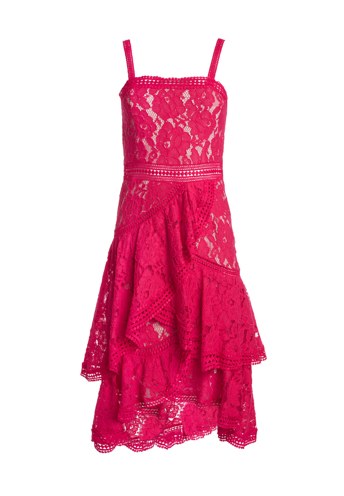 ANGELITA LACE CMB ASYM MIDI DS